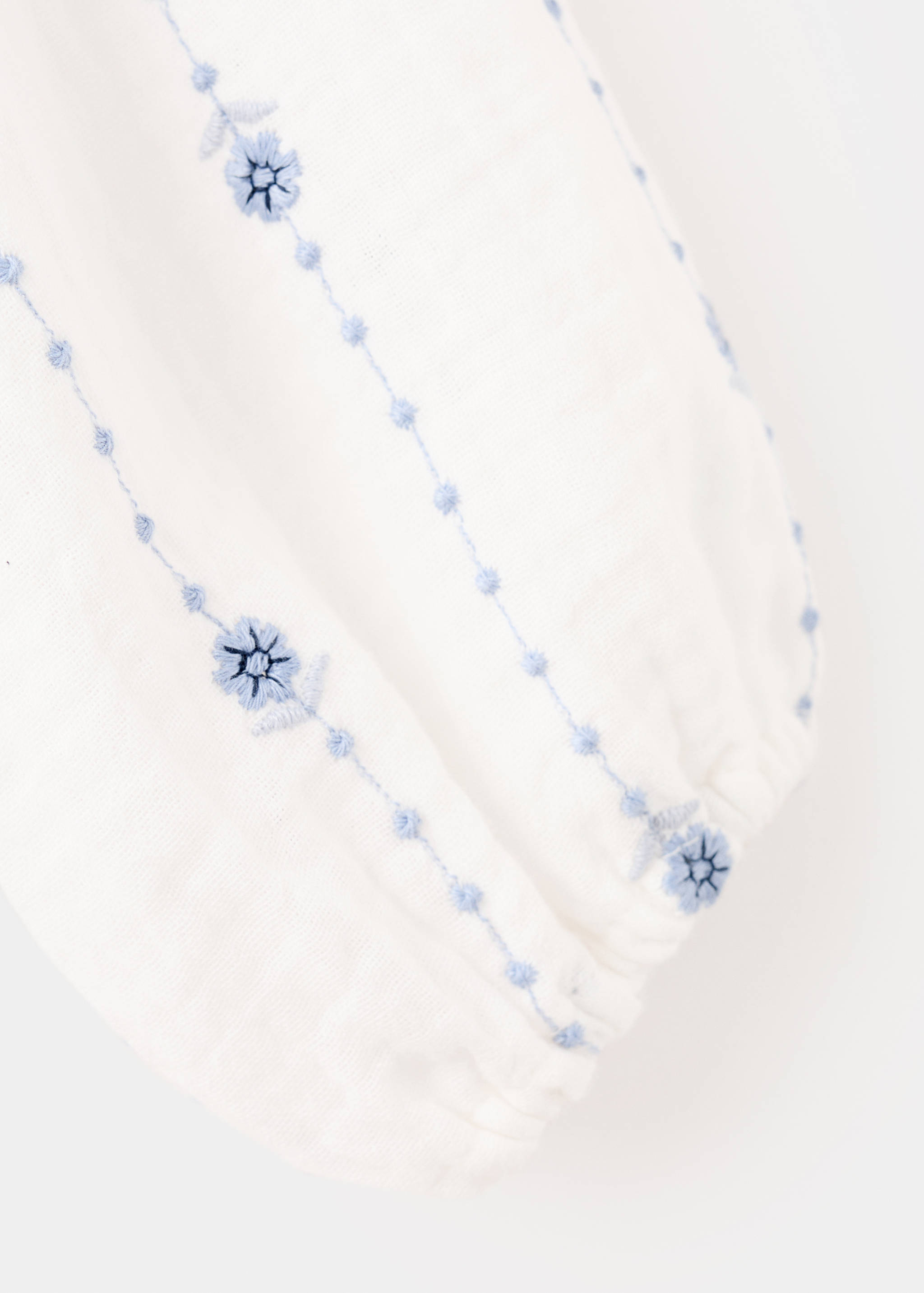 Blusa algodón bordado flores - Detalle del artículo 0