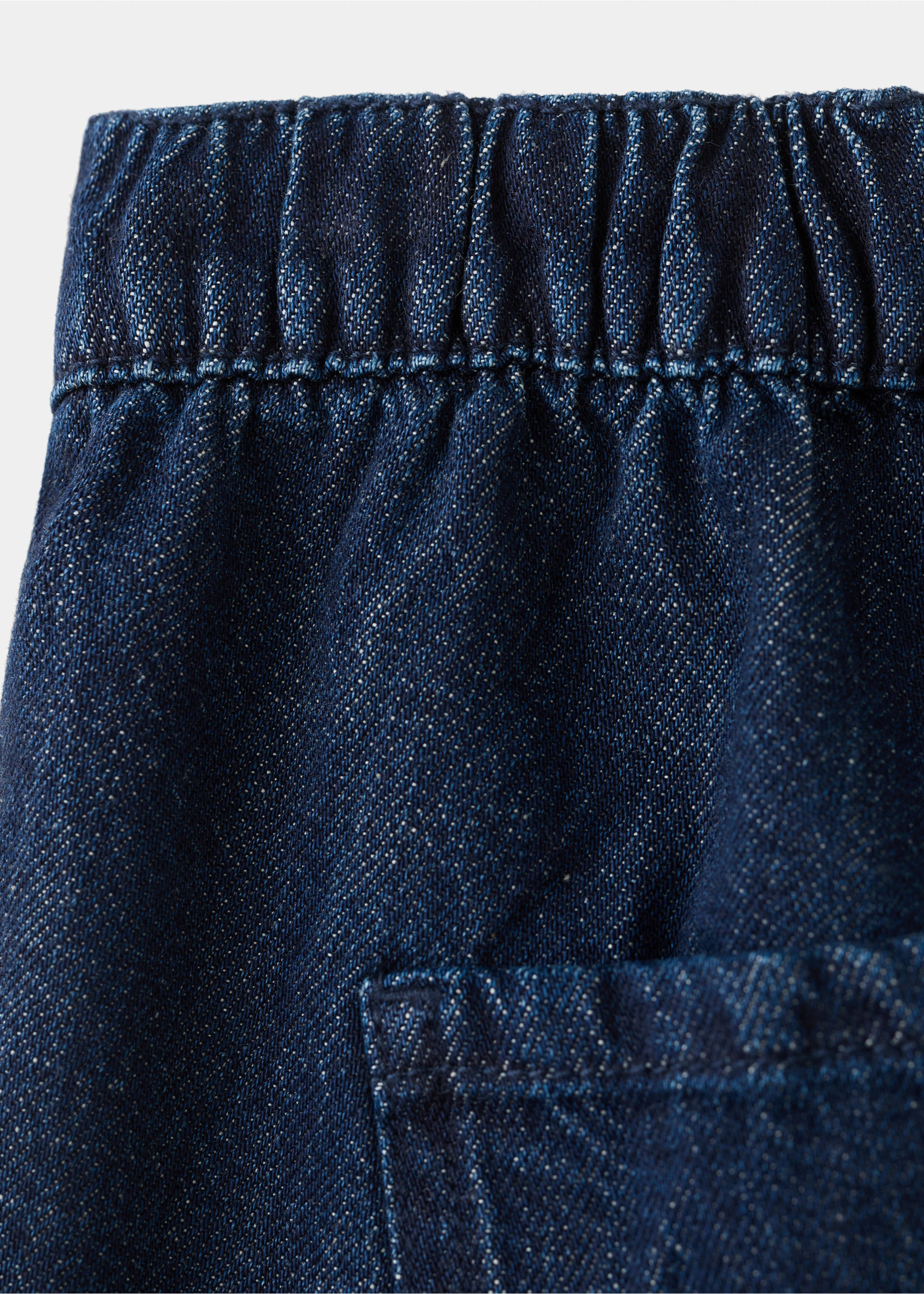 Denim skort - Details of the article 0, Dark Blue. Ref: 27045148-00.