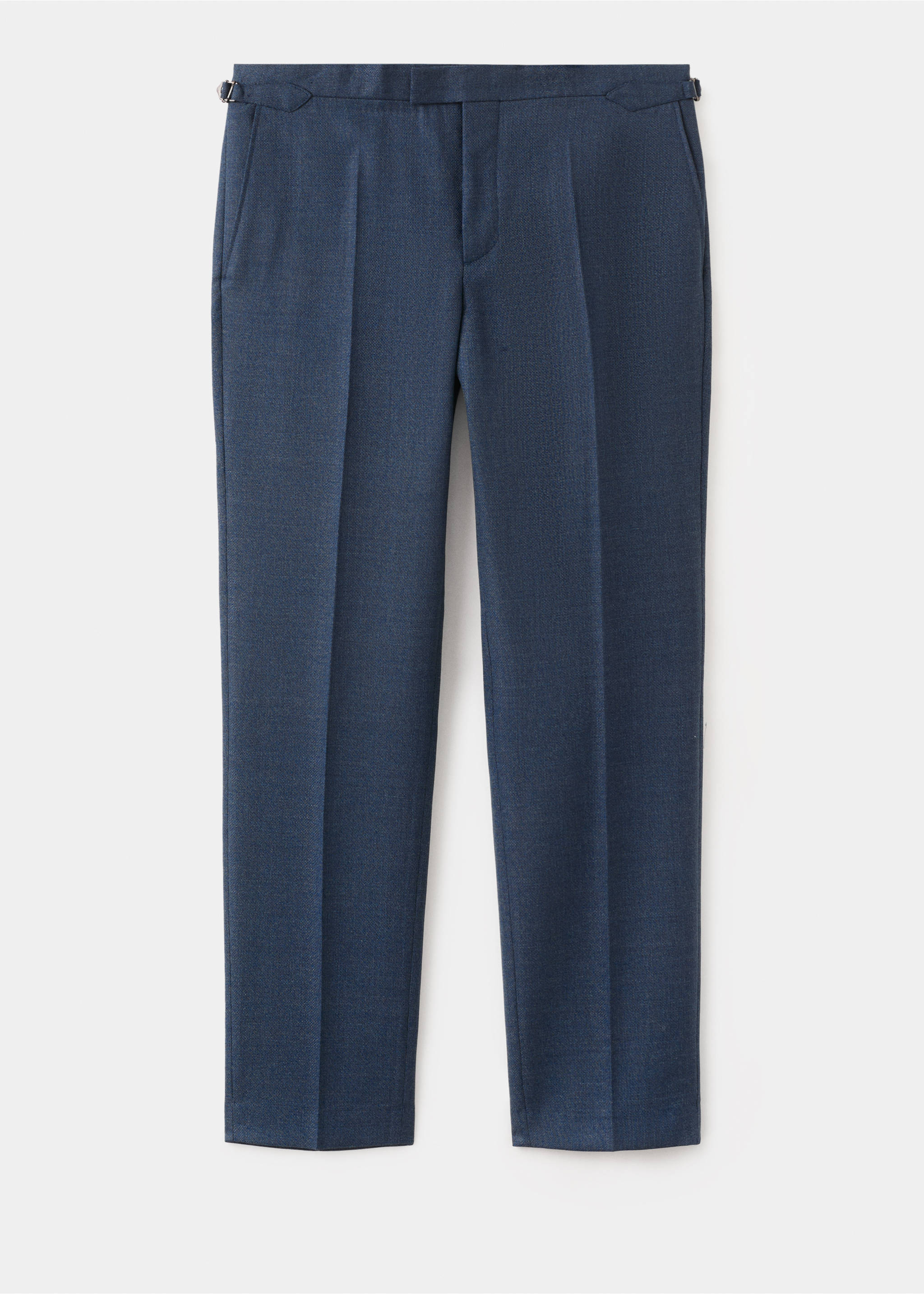 Pantalón slim fit 100% lana Vitale Barberis Canonico® - Artículo sin modelo, Azul. Ref: 27045150-00.