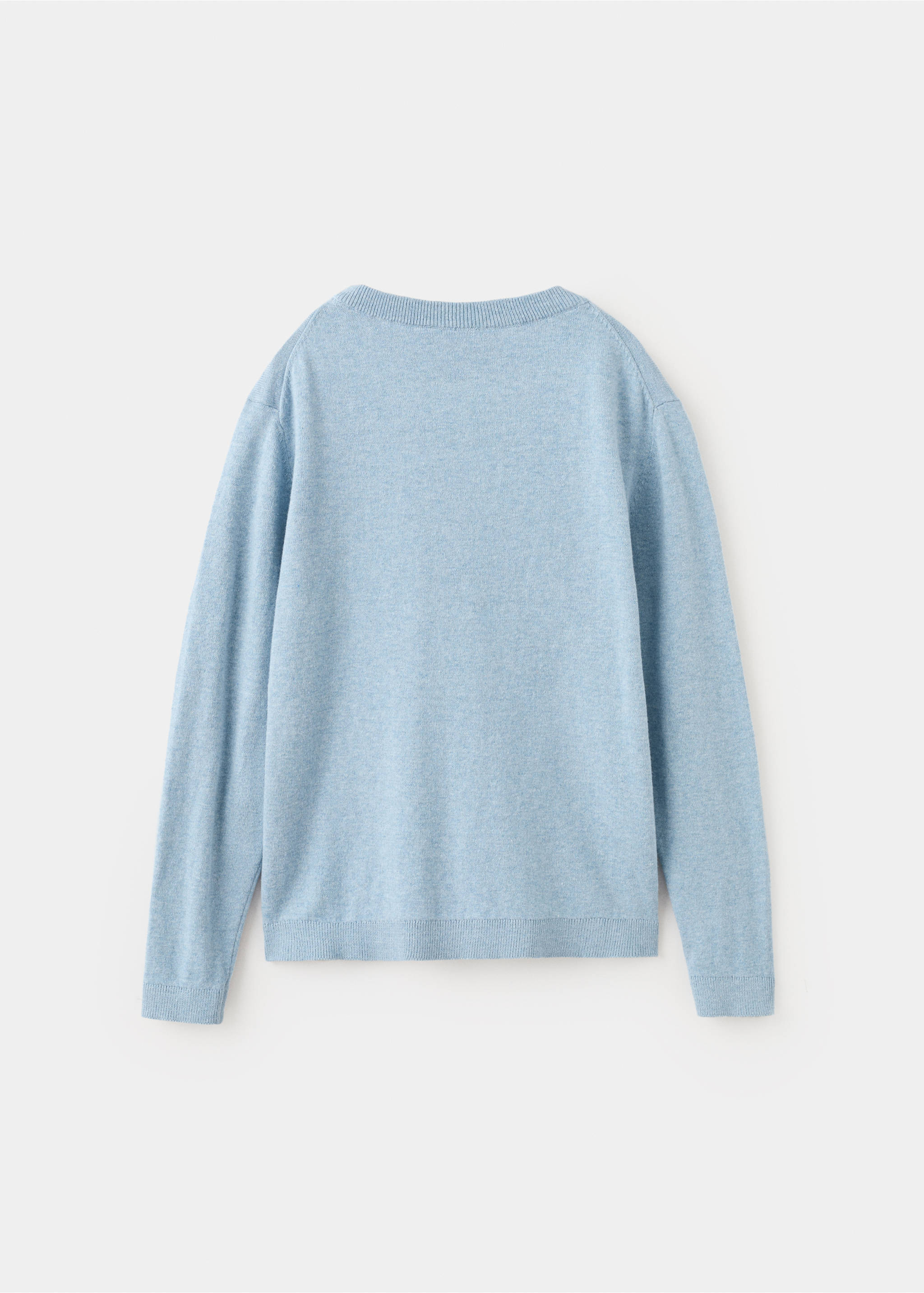 Jersey punto algodón - Reverso del artículo, Azul. Ref: 27045151-00.