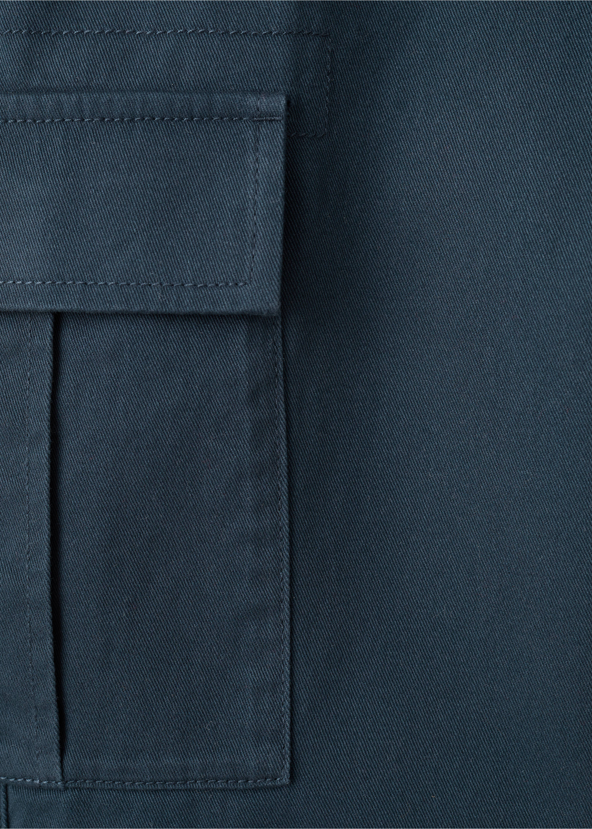 Pantalón cargo algodón - Detalle del artículo 0, Azul marino. Ref: 27045153-00.