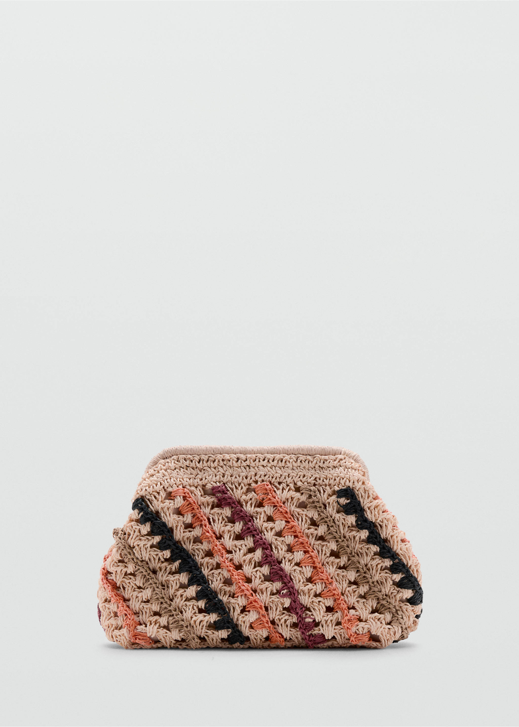 Heklana ručna torbica - Artikl bez modela, Boja pijeska. Ref: 27045157-00.