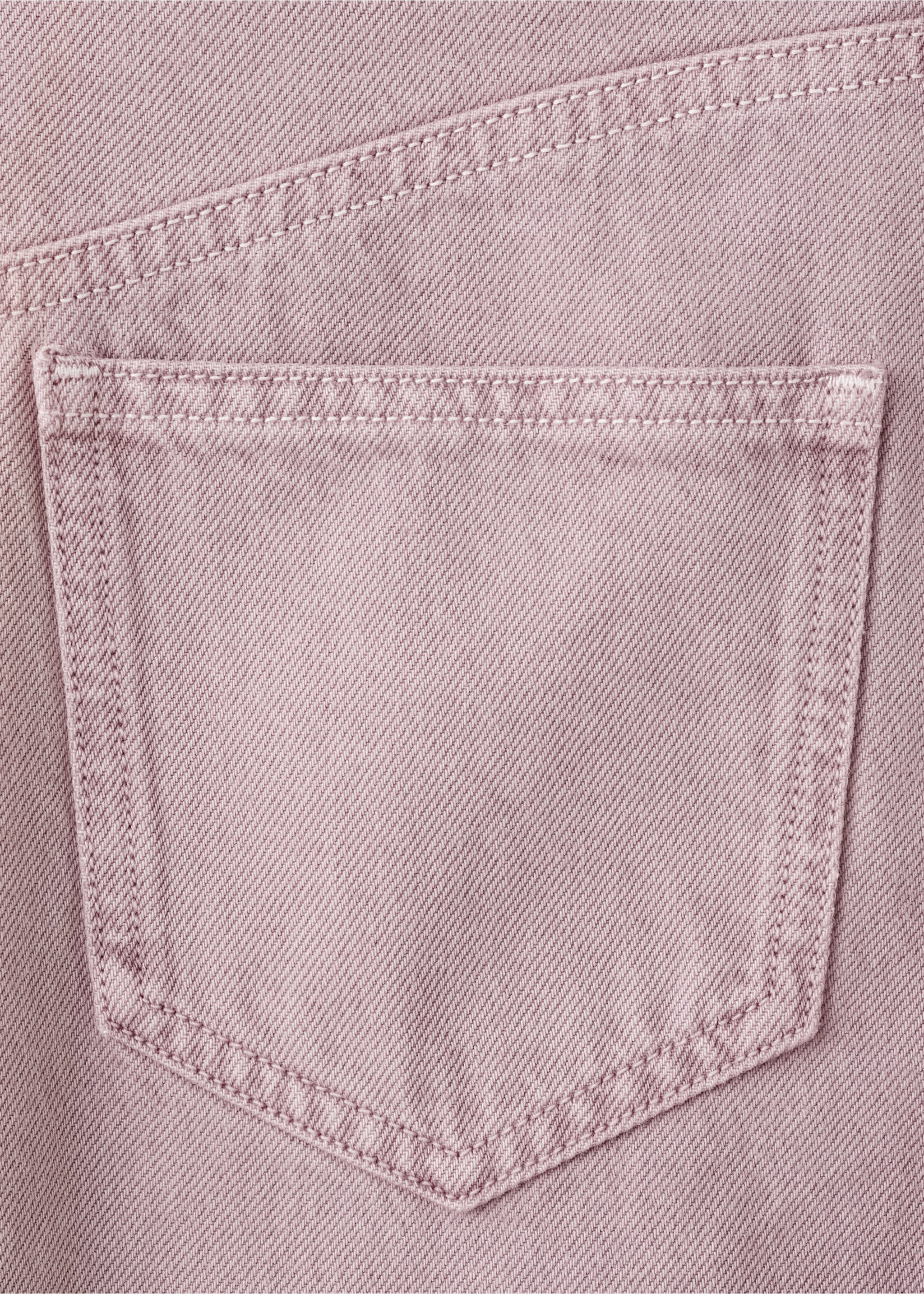 Low-rise tie jeans - Details of the article 8, Purple. Ref: 27045158-00.