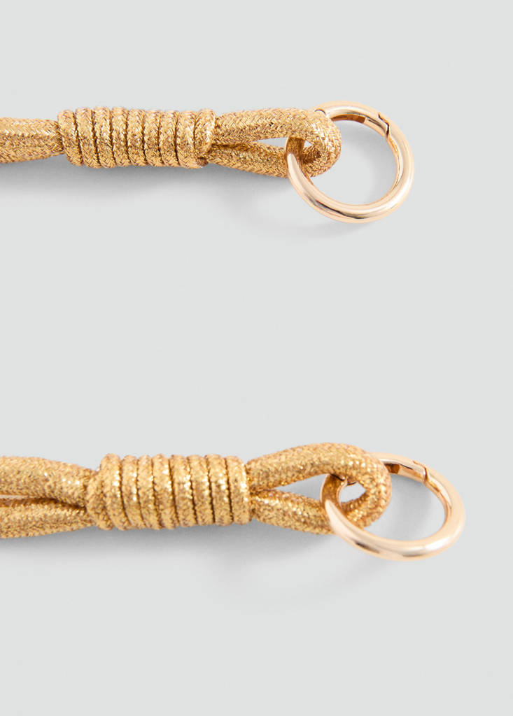 Metallic keychain — Gold