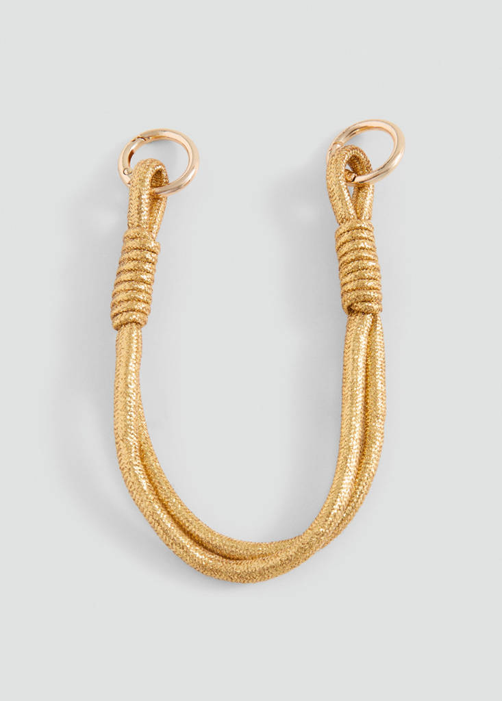 Metallic keychain — Gold