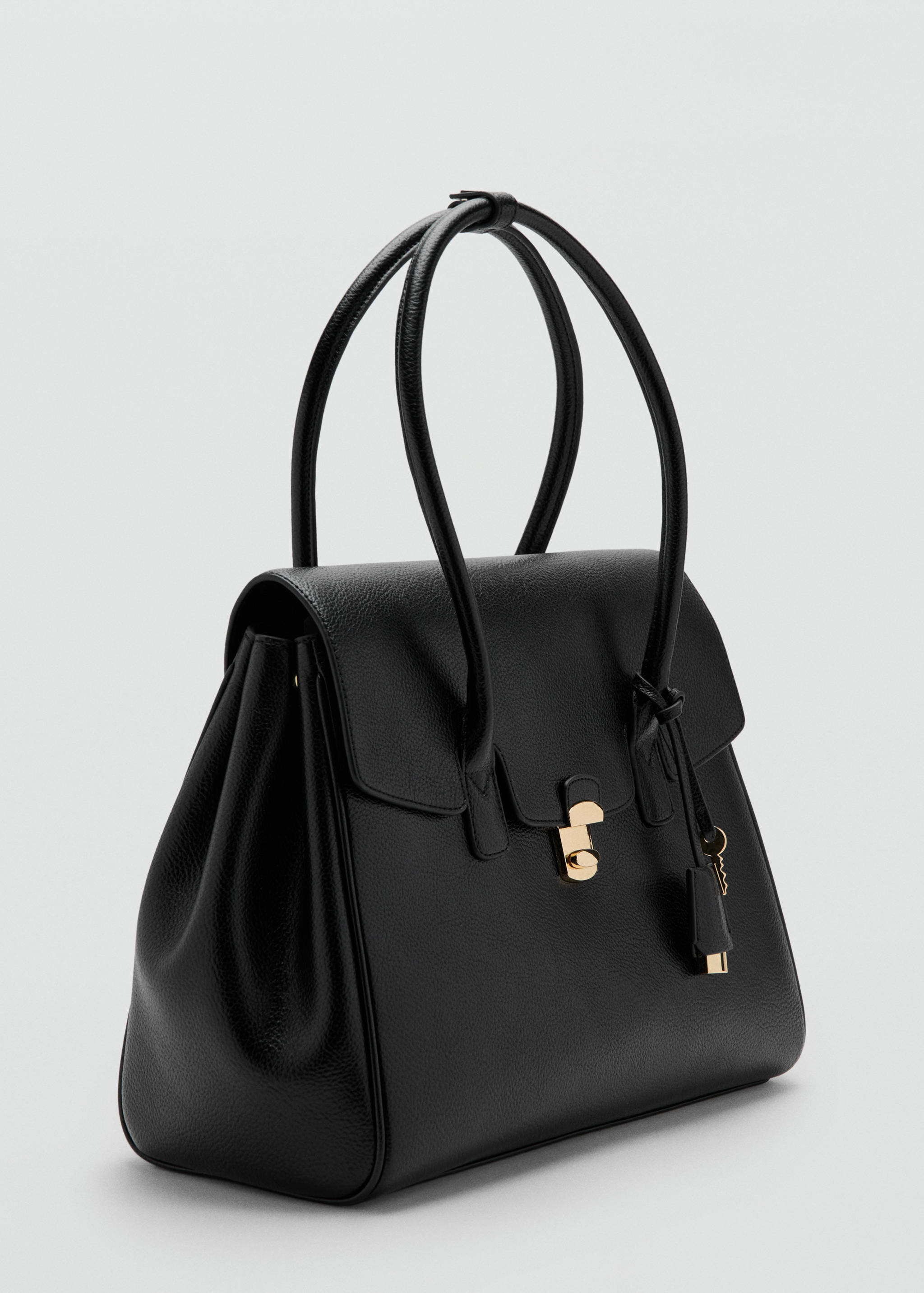 Sac de ville à rabat de taille moyenne - Plan moyen