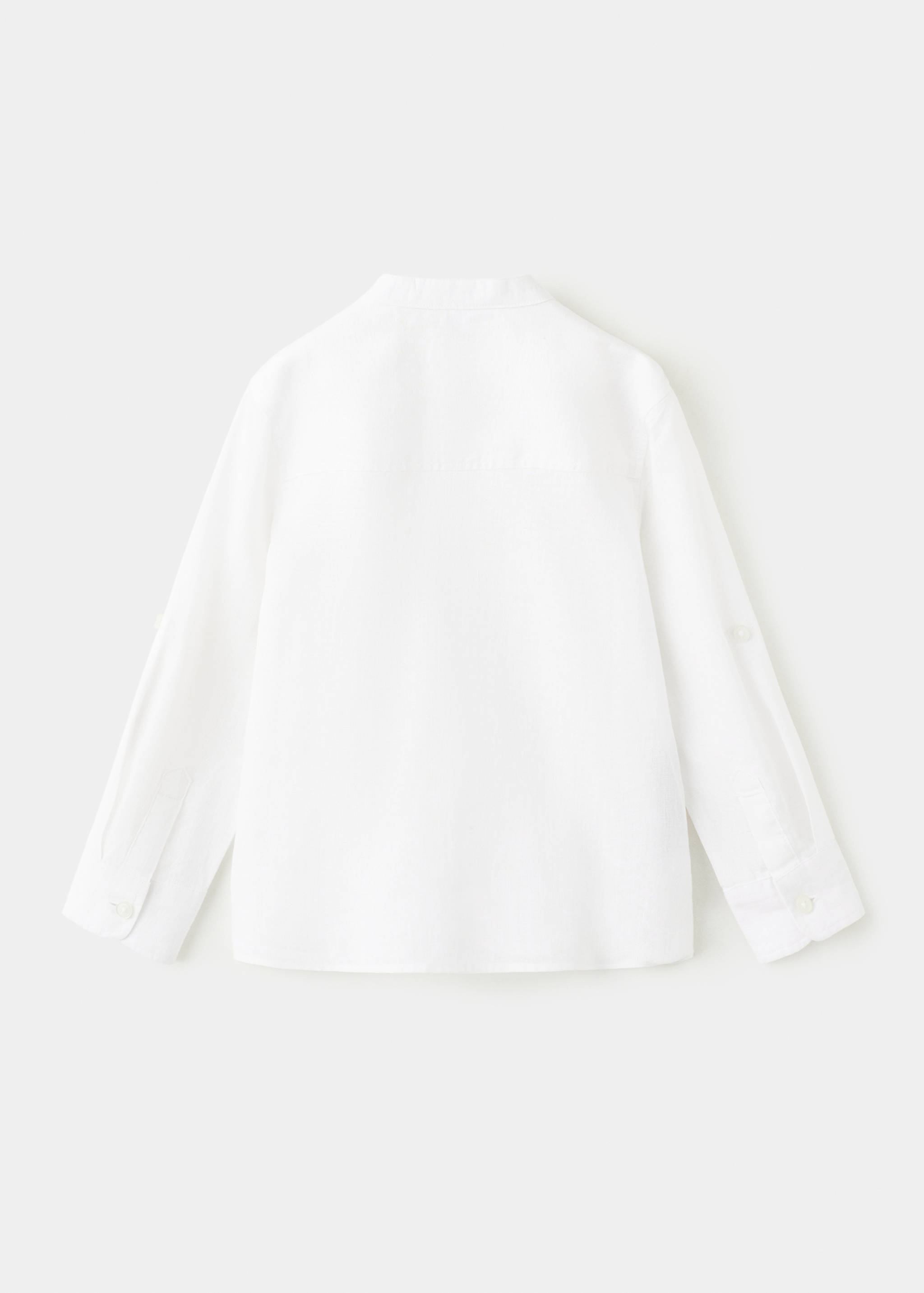 Linen-blend shirt - Reverse of the article