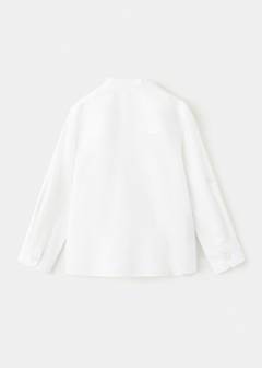 Linen-blend shirt — White 3