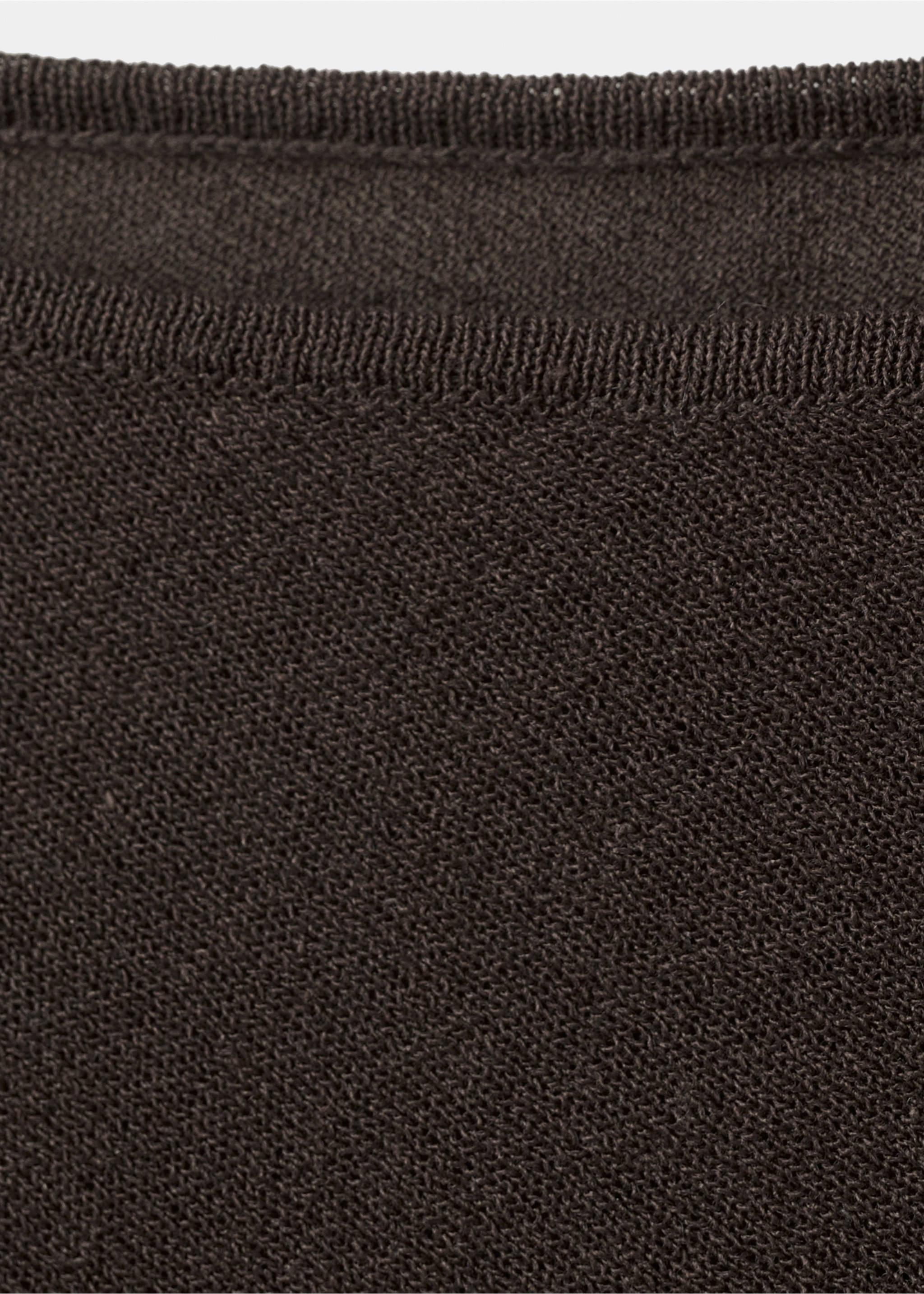 Asymmetrisches Strick-Cape - Detail des Artikels 0, Braun. Ref: 27045814-00.