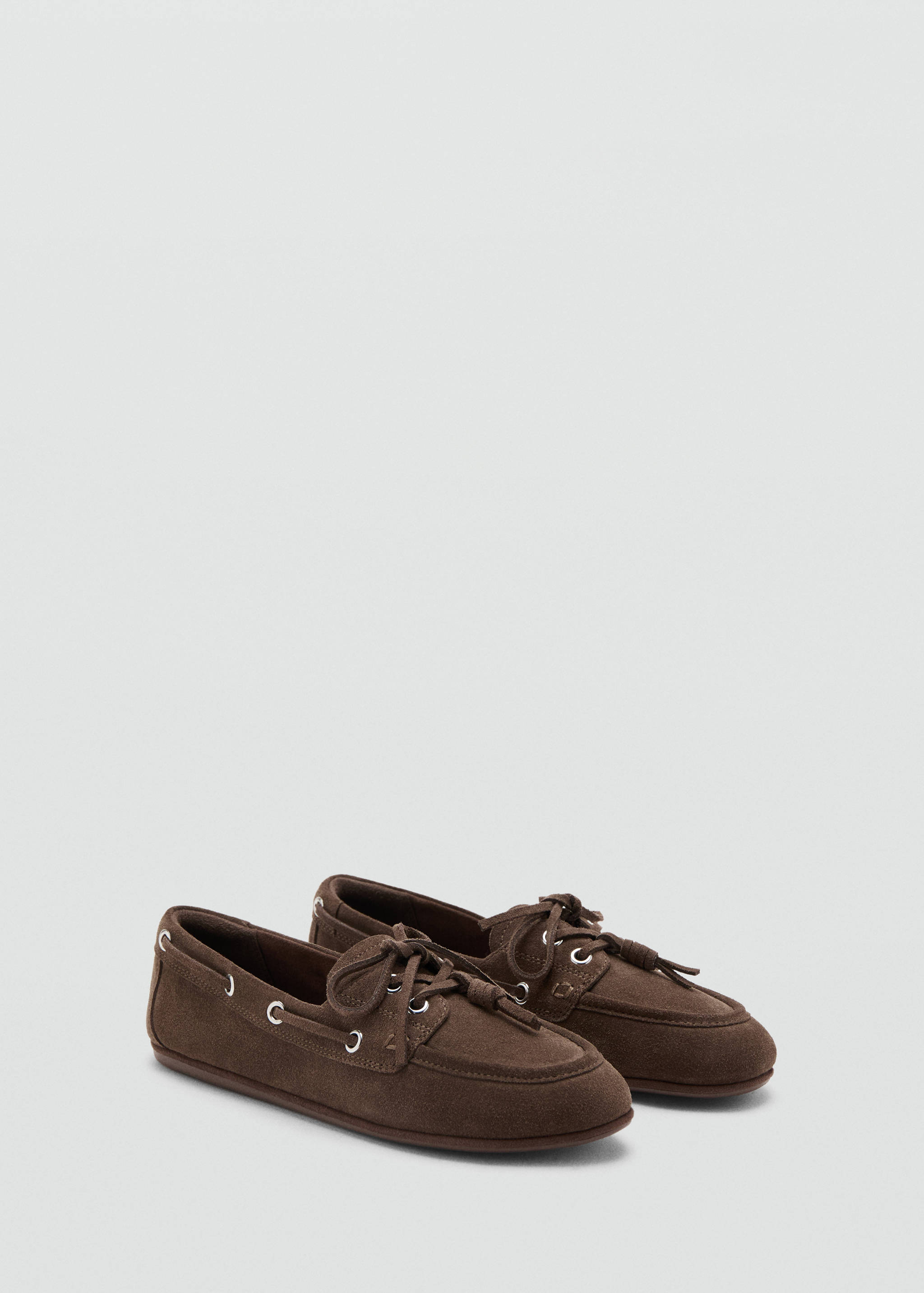 Deck shoes with laces - Medium plane