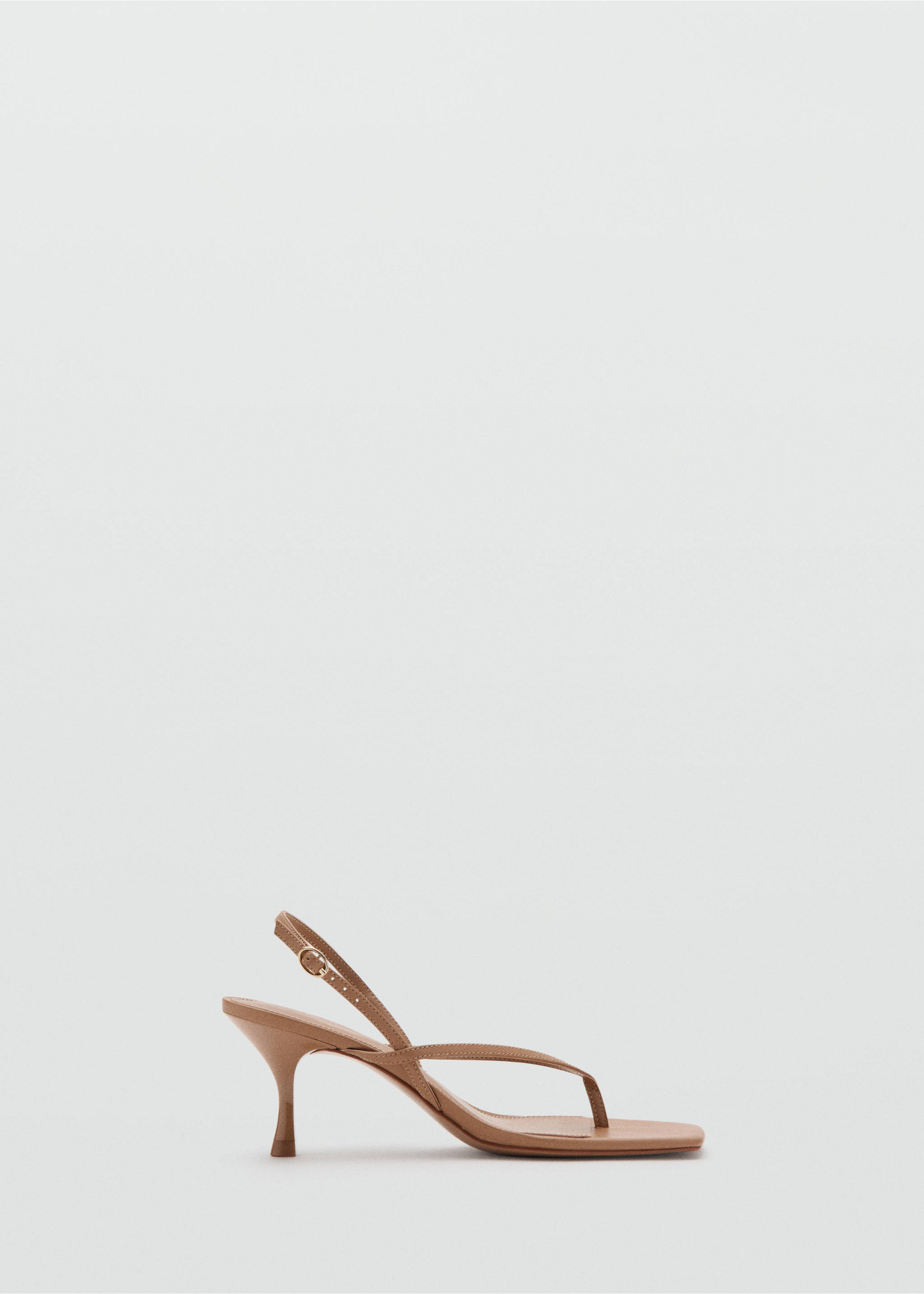 Strappy heeled sandals - Article without model, Caramel. Ref: 27045816-00.