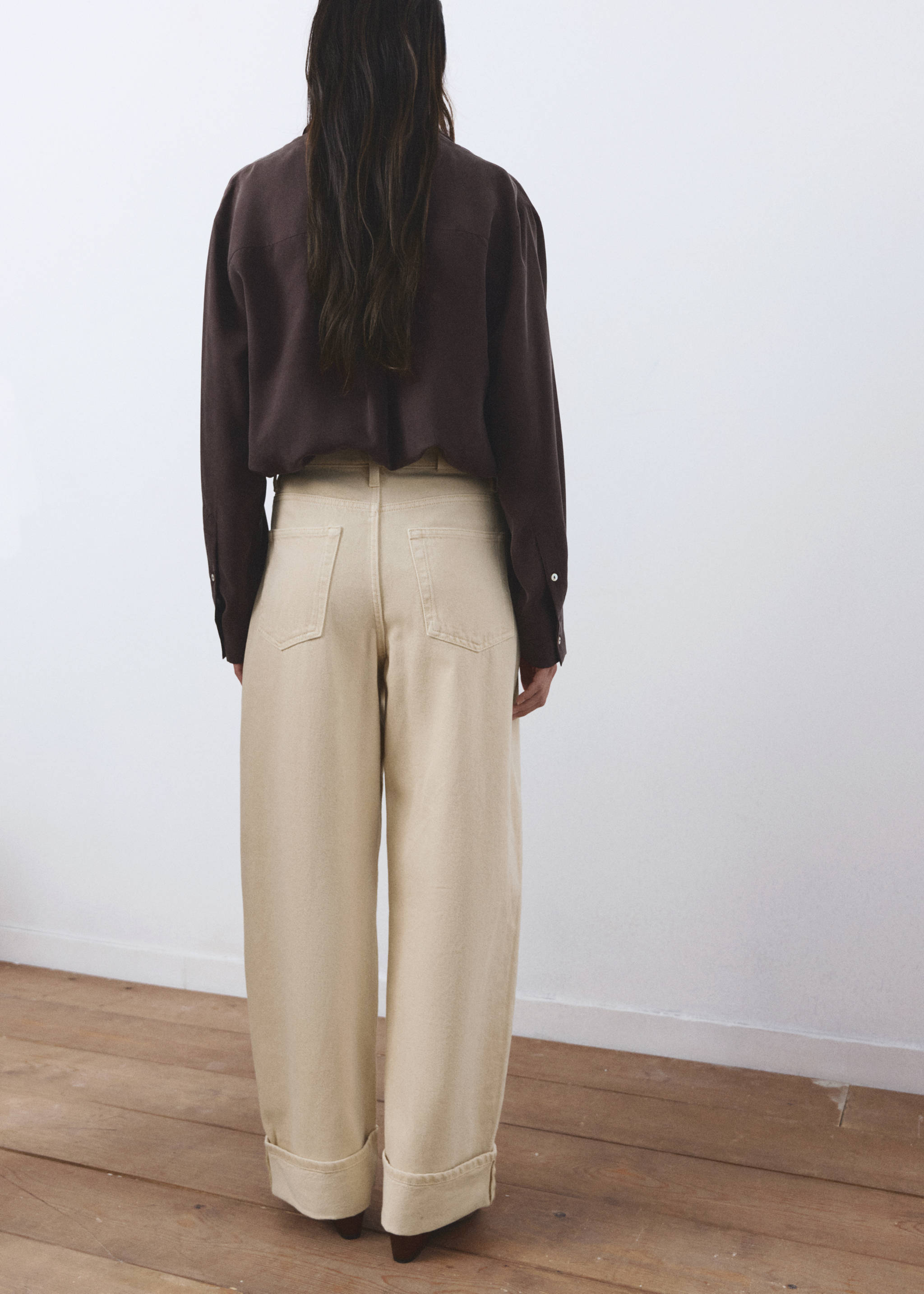 Jean balloon ourlet à revers - Verso de l’article