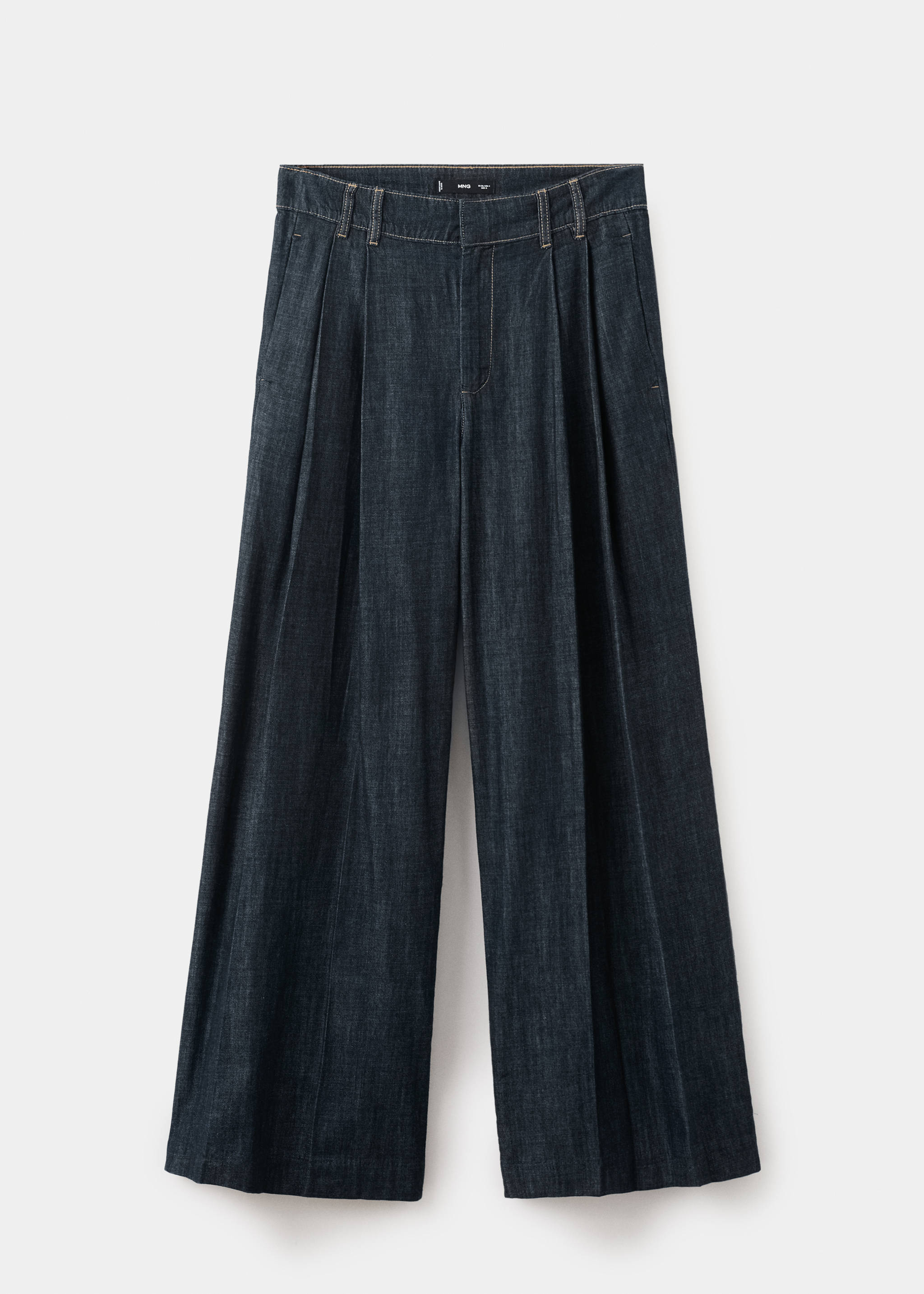 Pantalón denim wide leg trabillas - Artículo sin modelo
