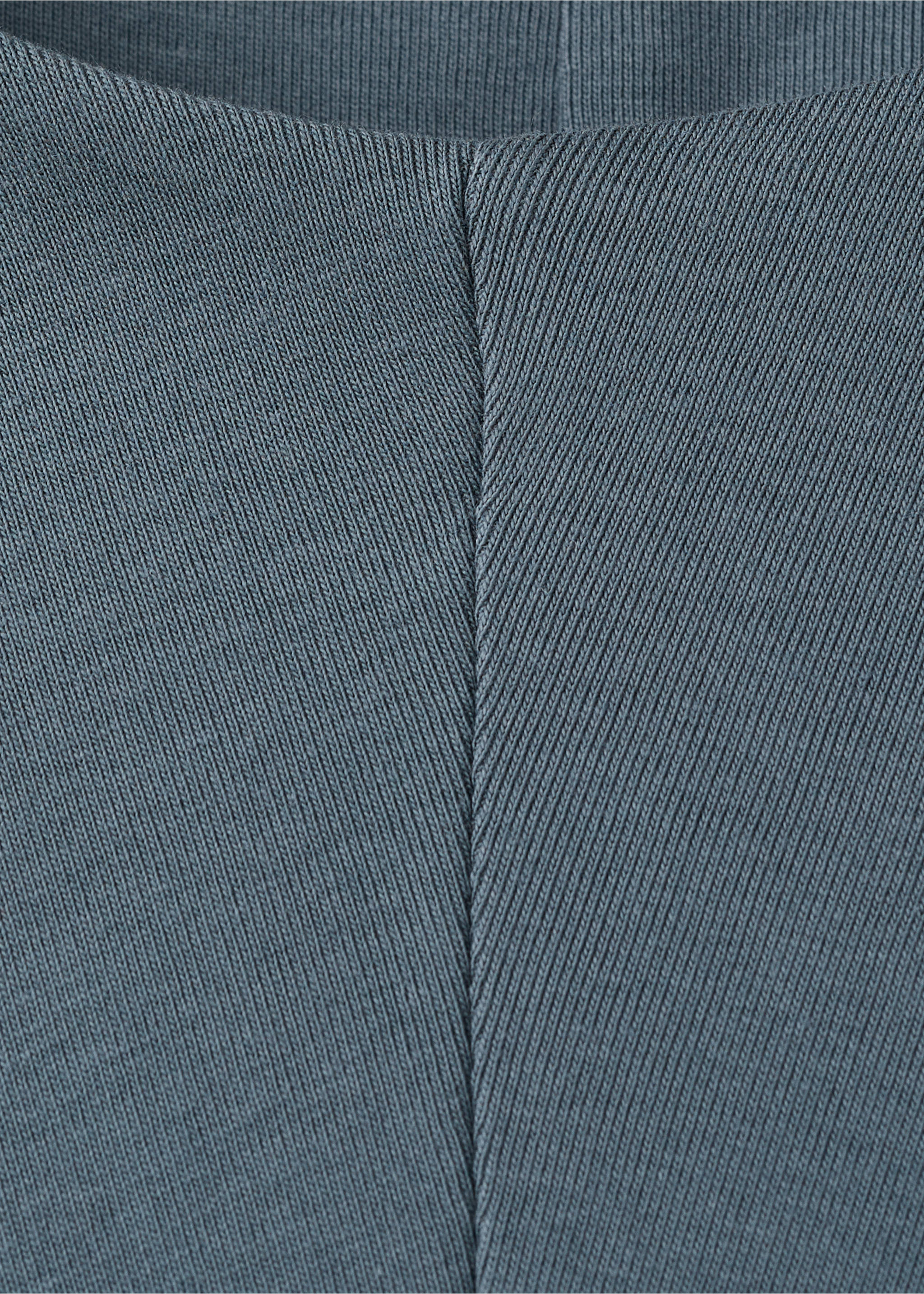 Midi-dress with draped detail - Details of the article 8, Blue. Ref: 27045826-00.