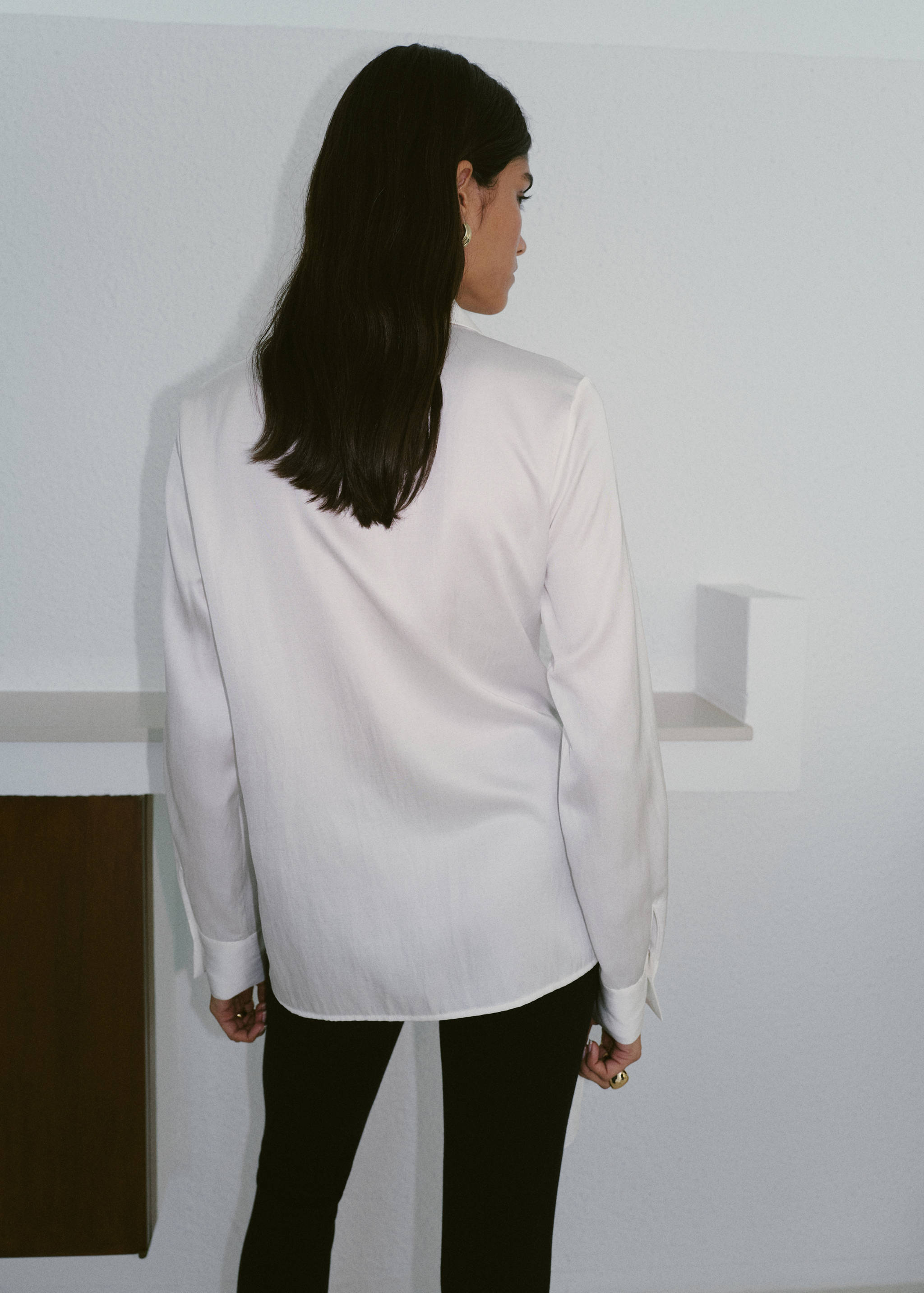 Side knot blouse - Reverse of the article