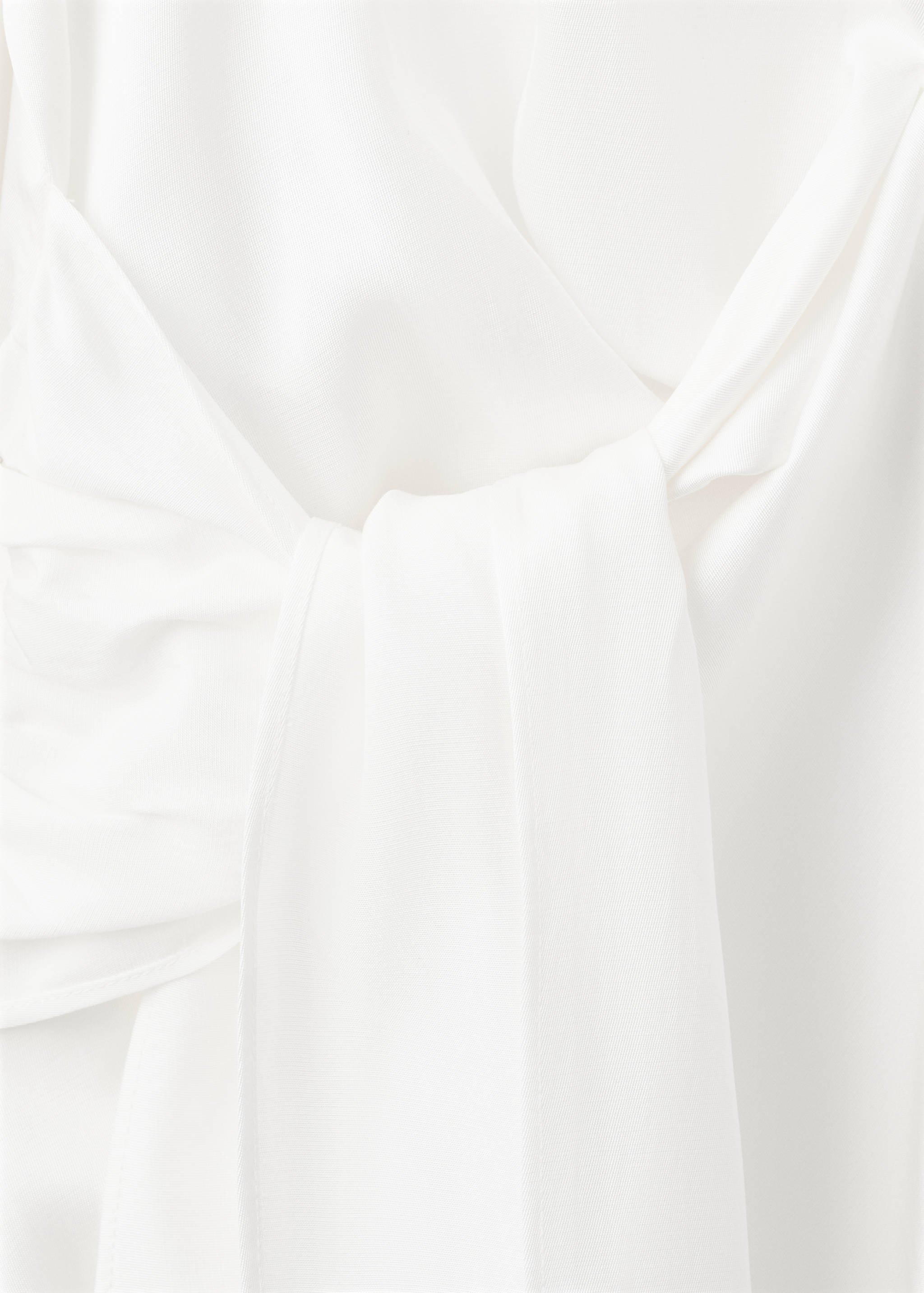 Shirt with side knot - Details of the article 8