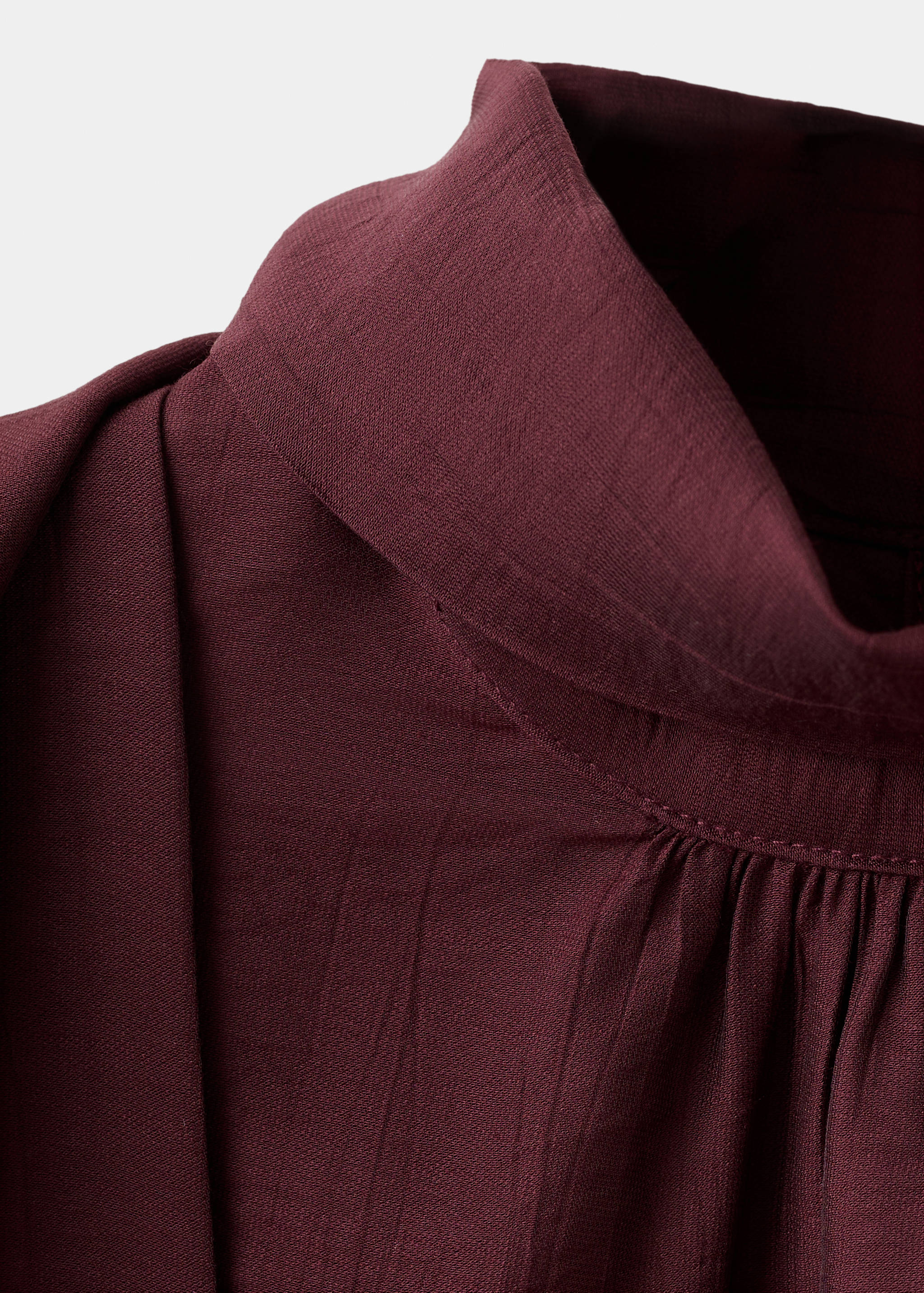 Blusa manga larga cuello fular - Detalle del artículo 8