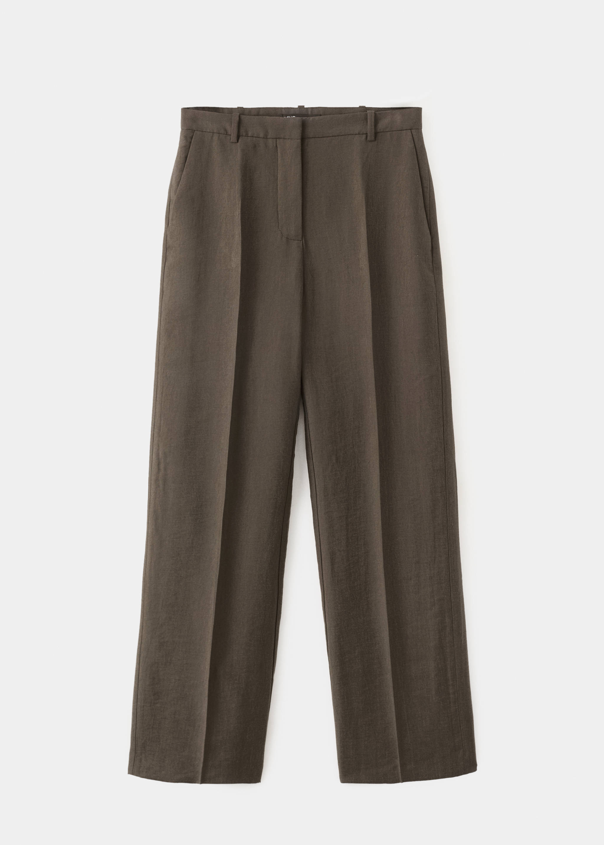 Mid-rise lyocell trousers - Article without model