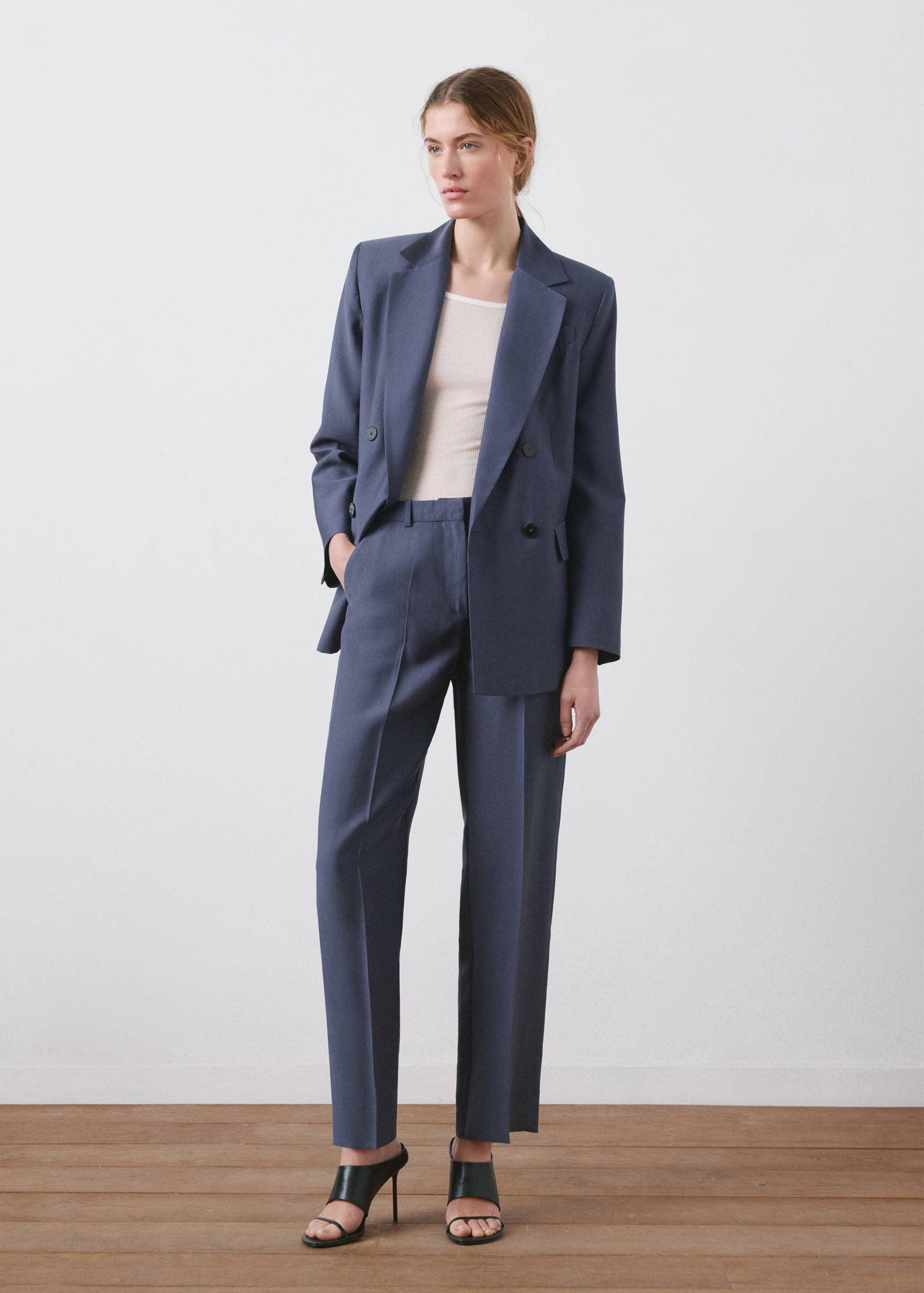 Pantalon lyocell taille normale - Plan général