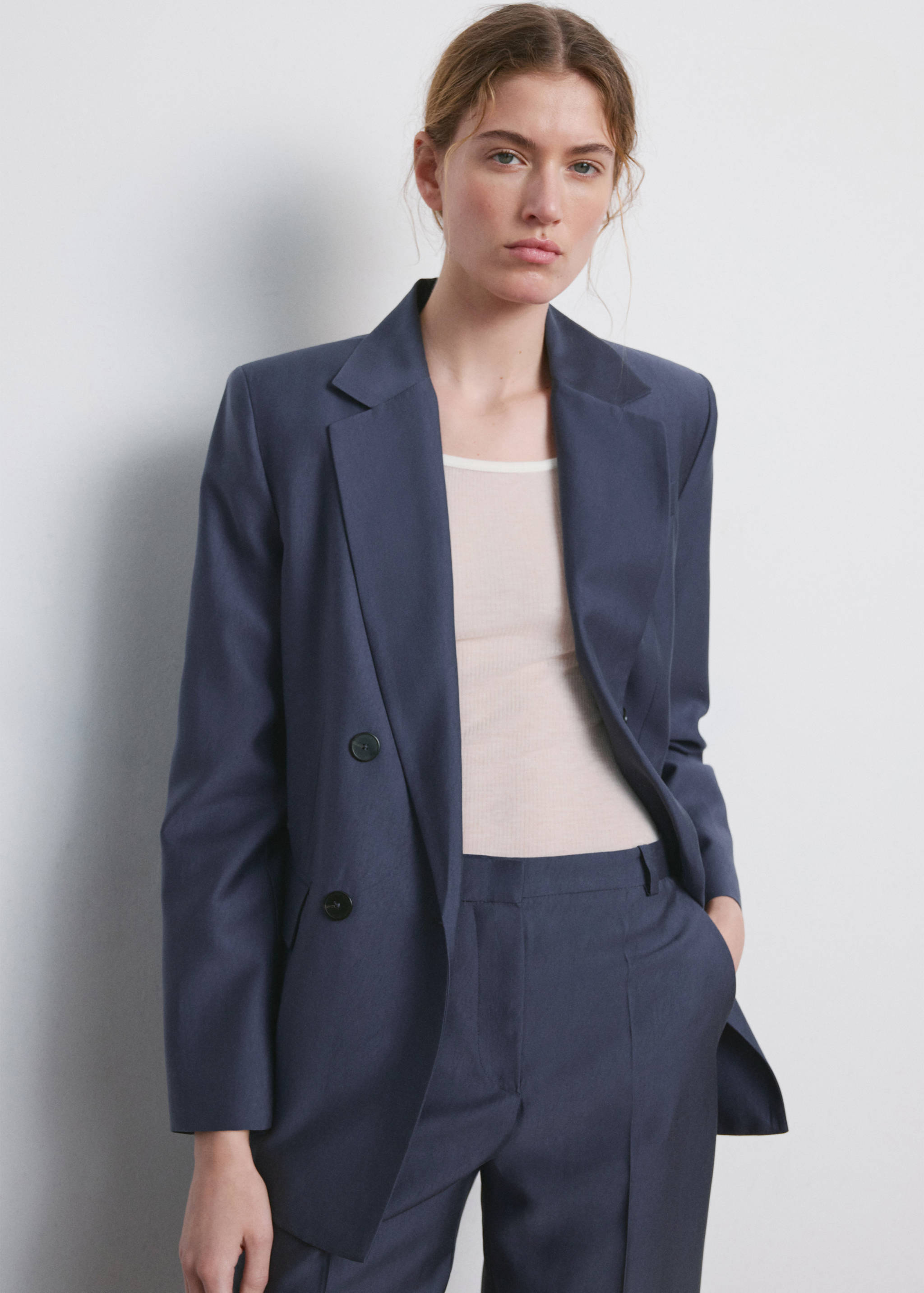 Pantalon lyocell taille normale - Détail de l'article 1