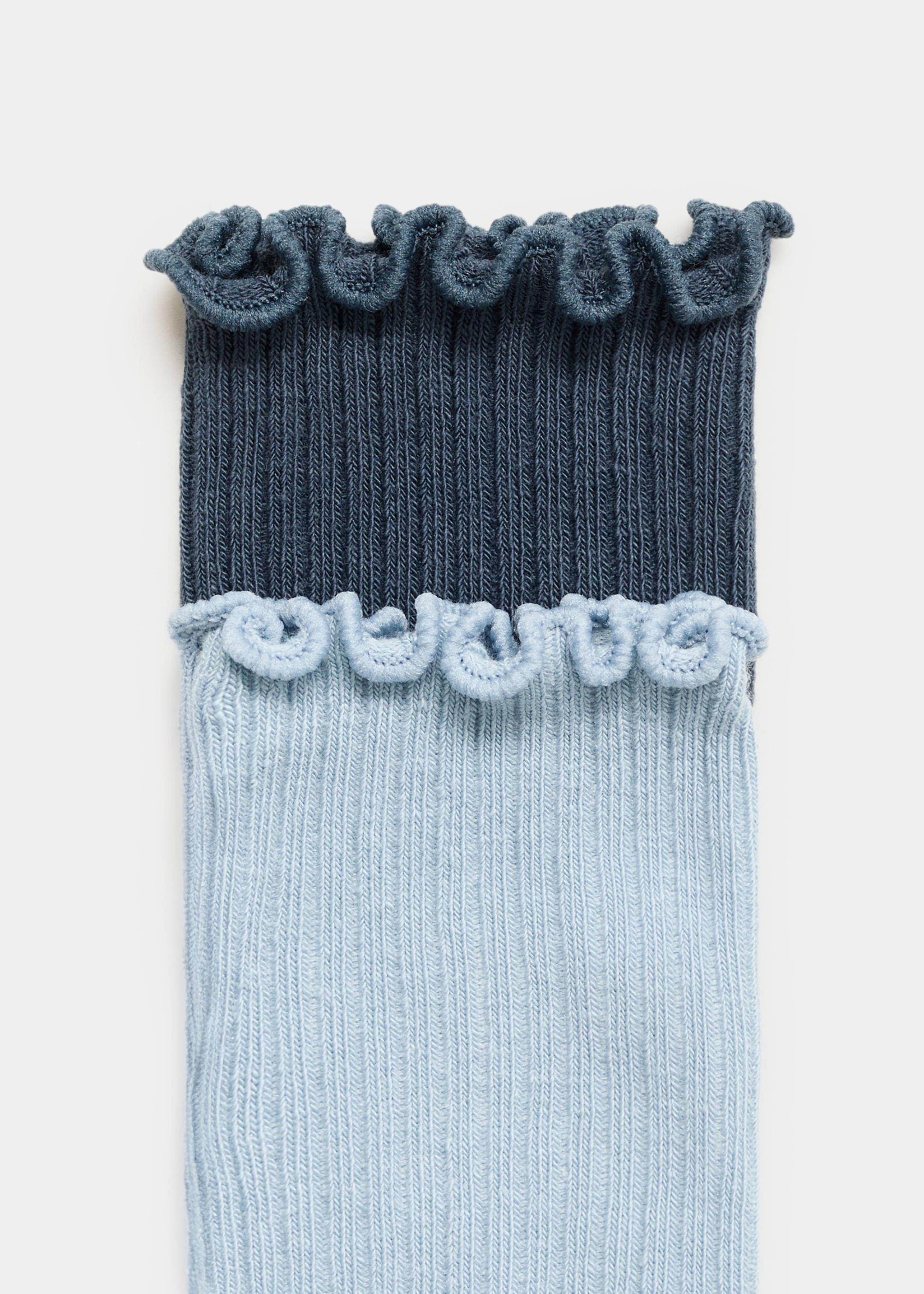 Pack 2 mitjons canalé - Revers de l'article