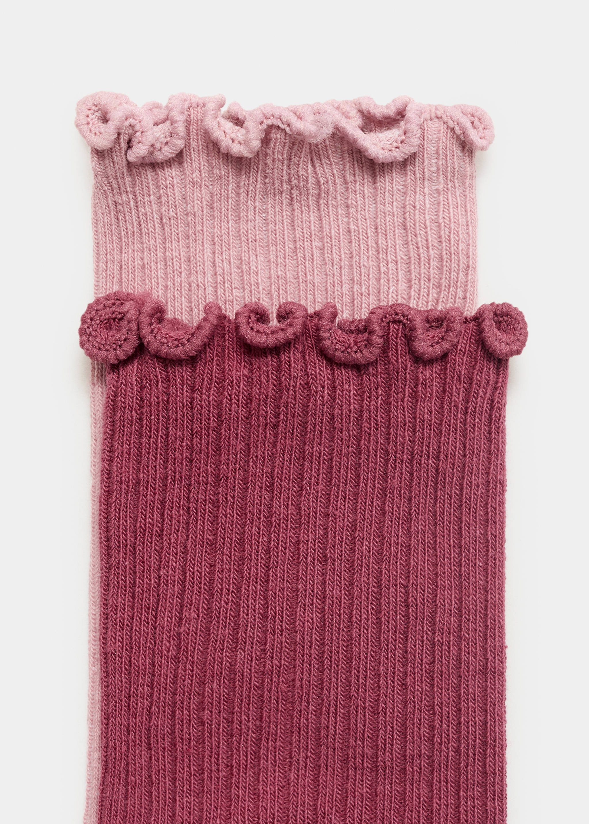 2 pack ribbed socks - Reverse of the article