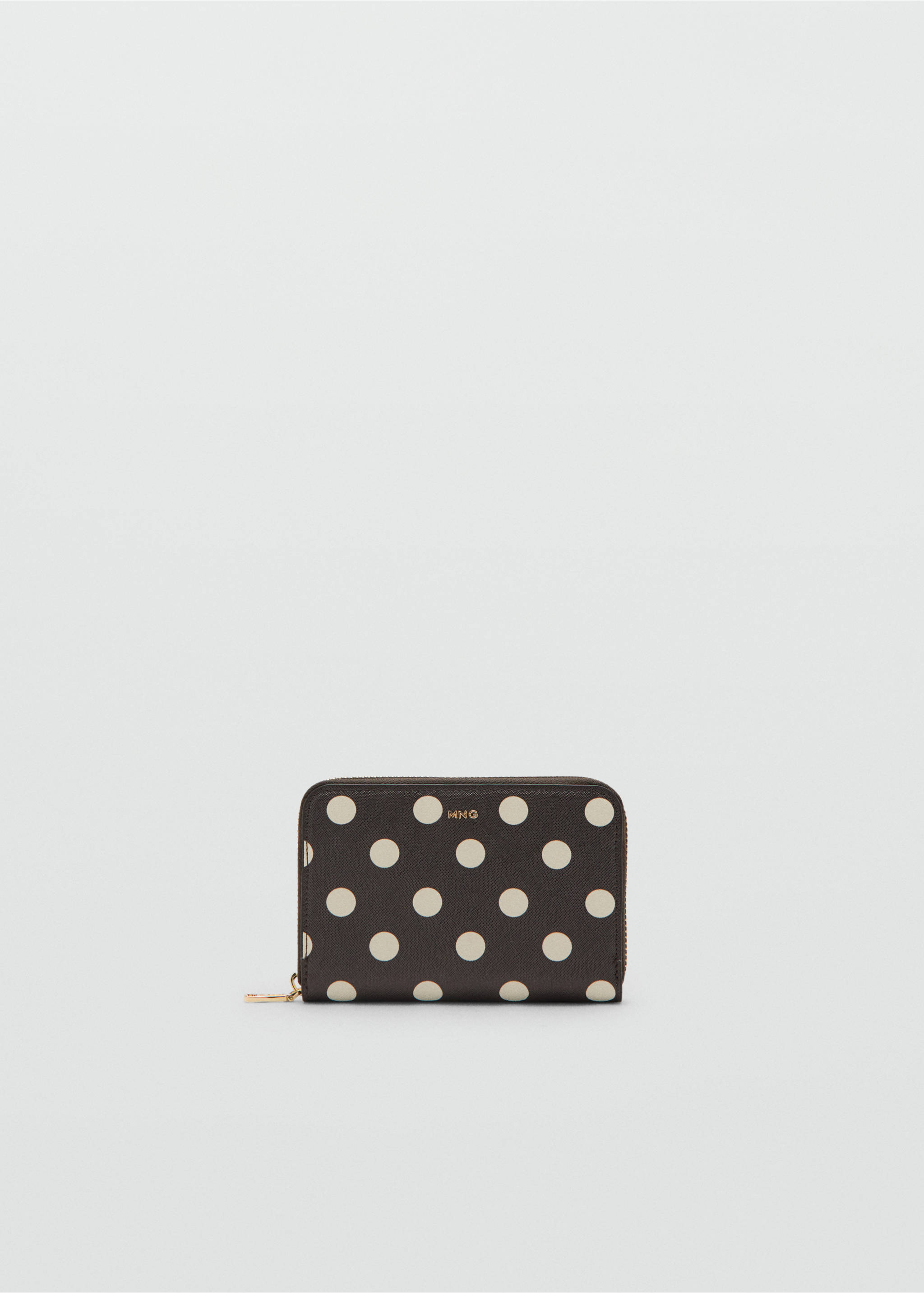 Large polka dot purse - Article without model, Chocolate. Ref: 27045838-00.