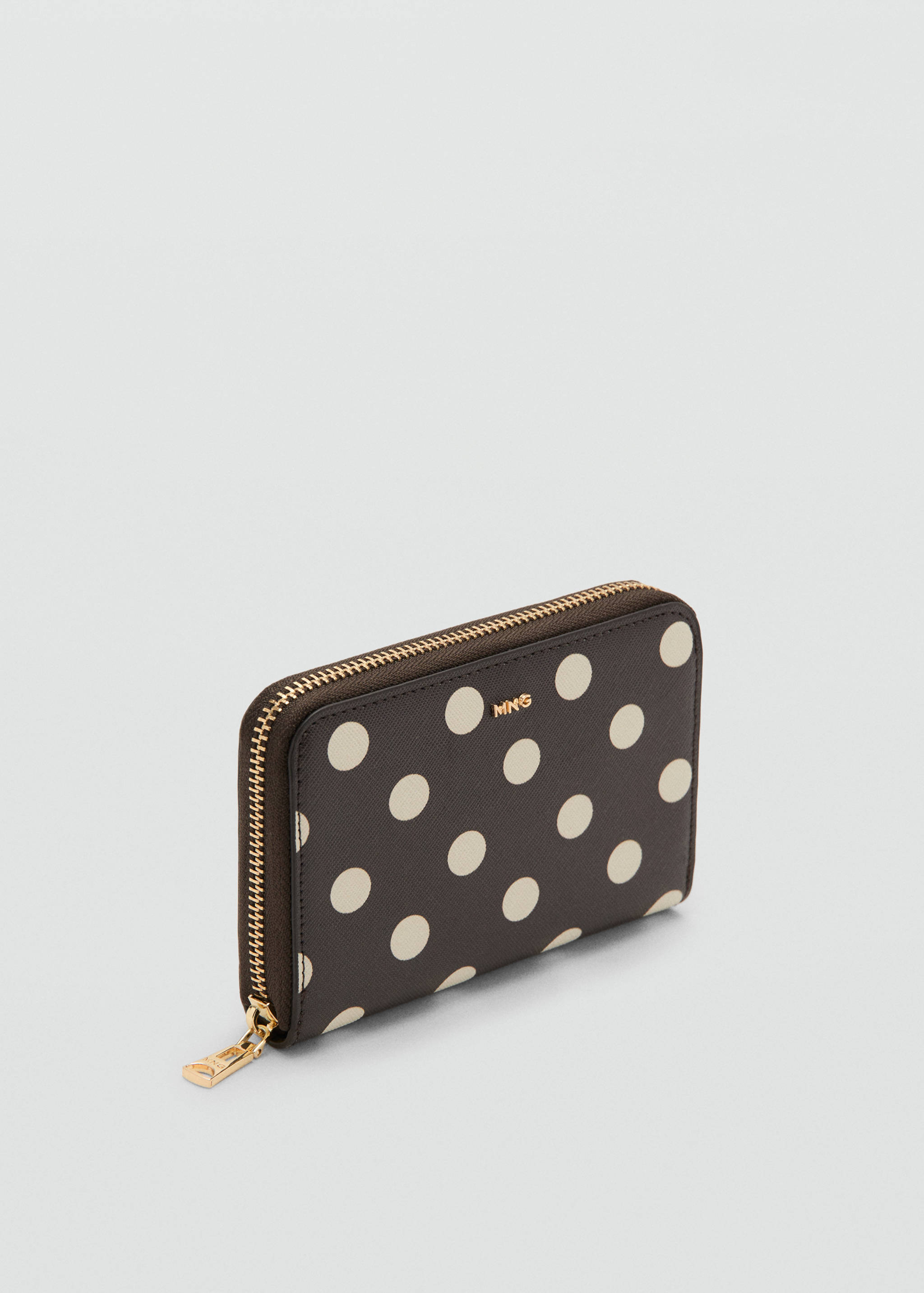 Large polka dot purse - Medium plane