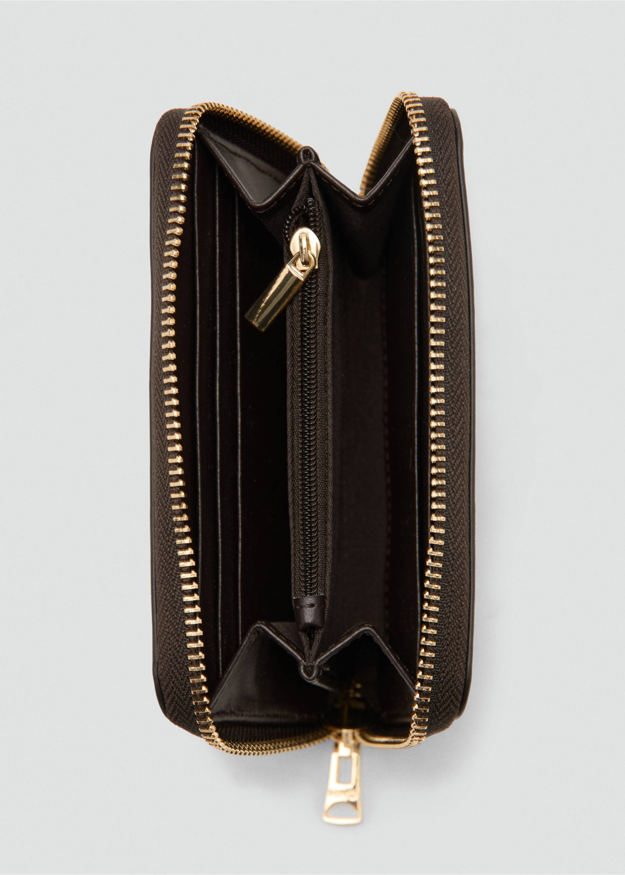 Large polka dot purse - Details of the article 1, Chocolate. Ref: 27045838-00.