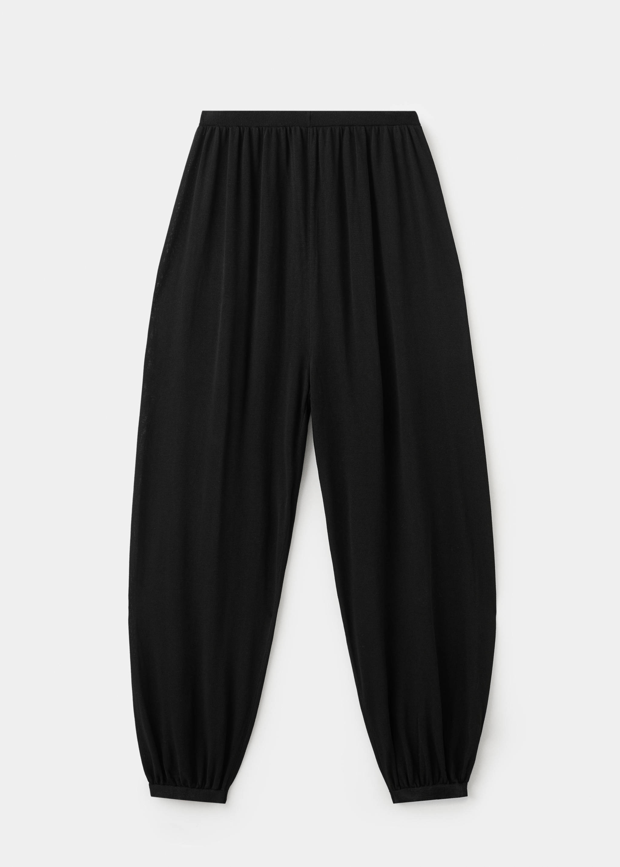 Baggy knit trousers - Article without model