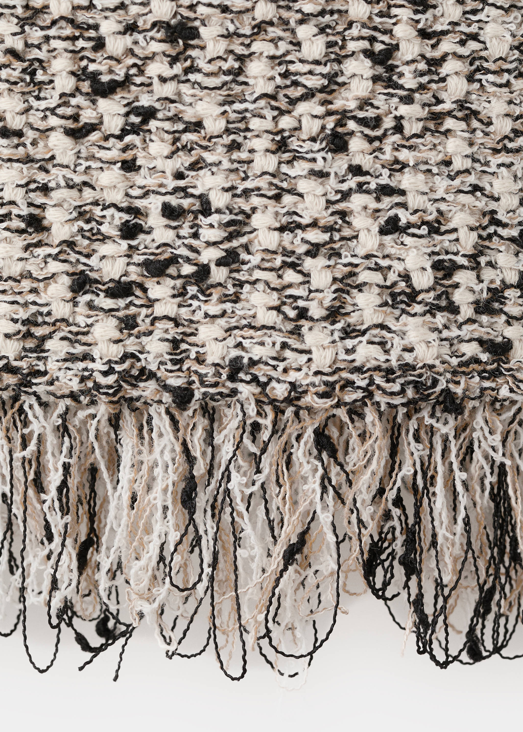 Top tweed finition à franges - Détail de l'article 0