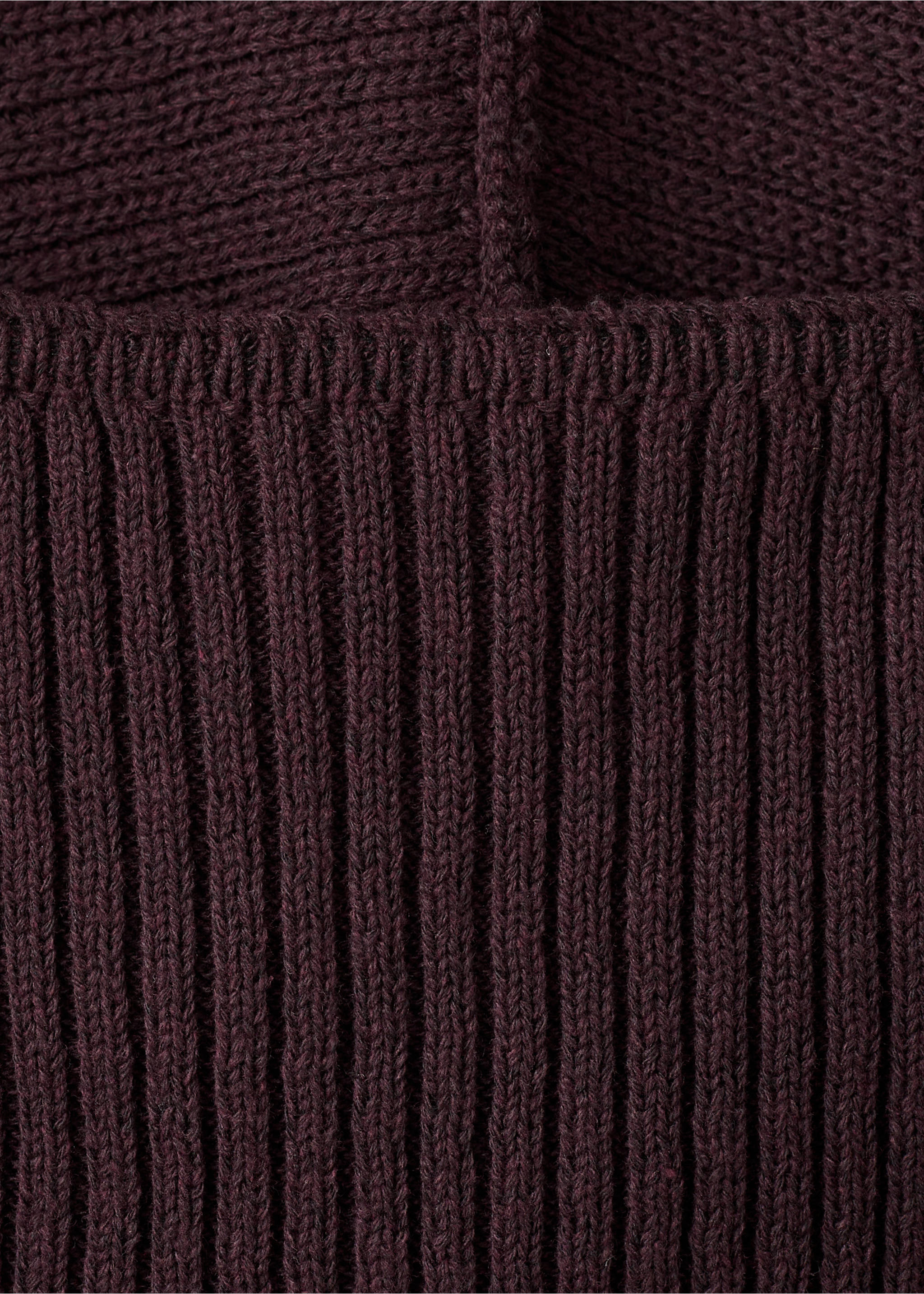 2-piece knit set - Details of the article 8, Plum. Ref: 27045841-01.