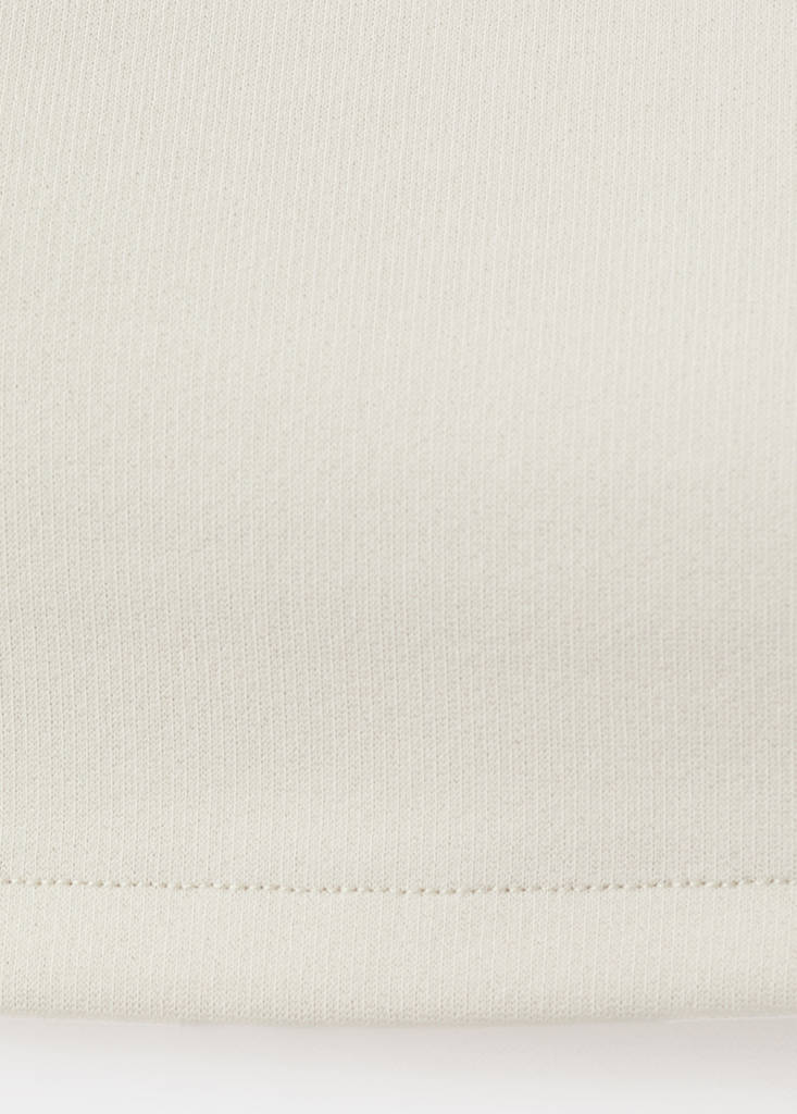 Tailliertes Off-Shoulder-Top — Weiß