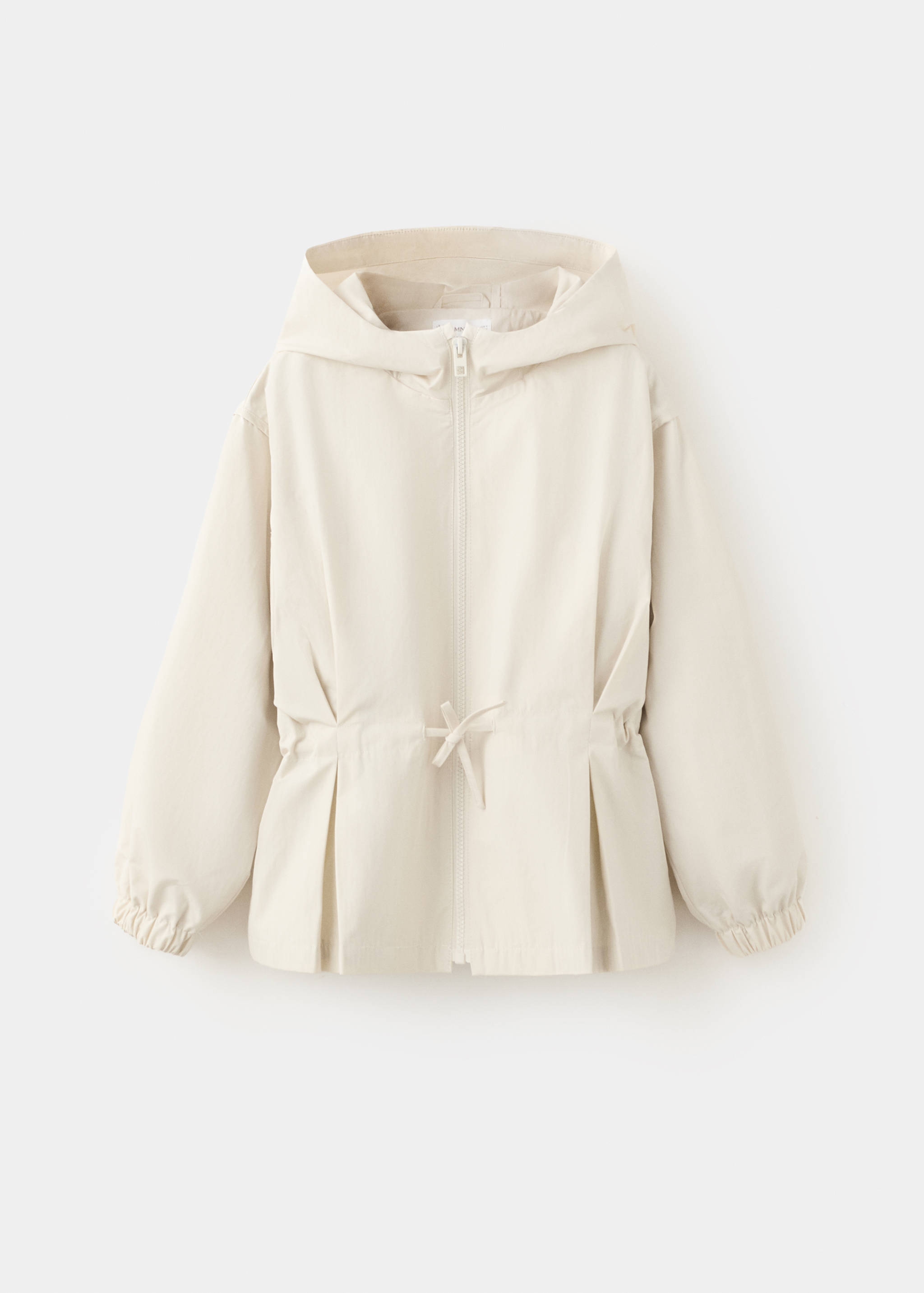 Rubberised jacket with tie - Article without model