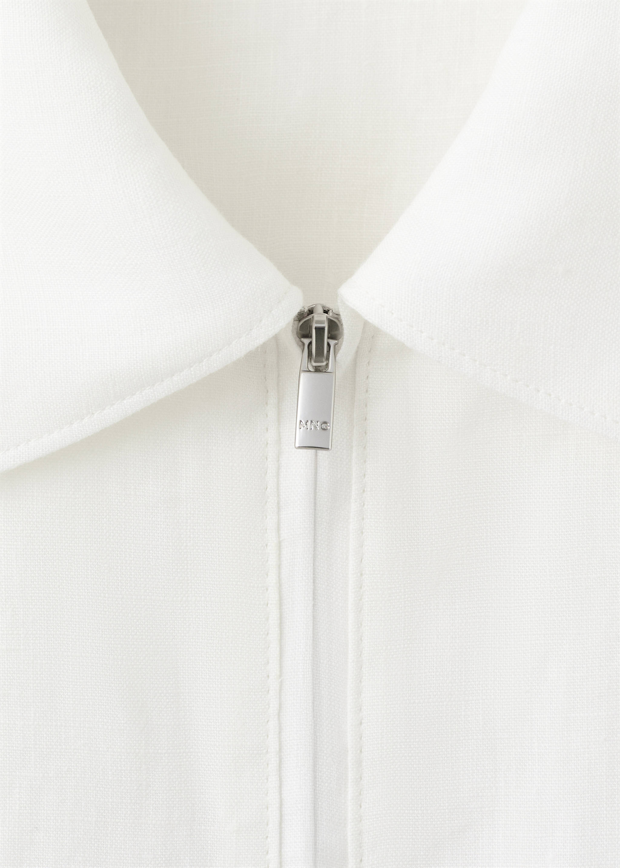 100% linen jacket with pockets - Details of the article 8