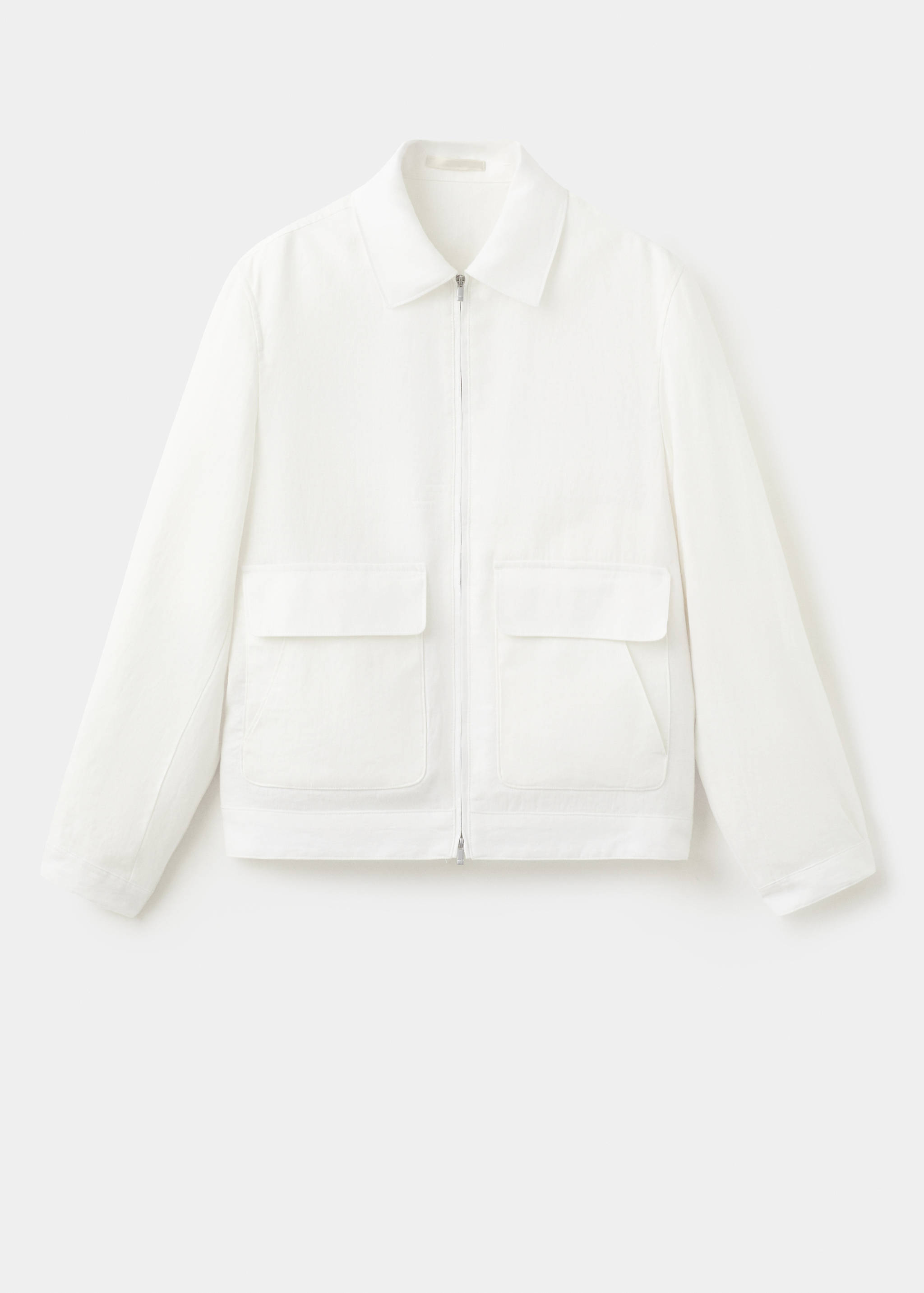 Chaqueta 100% lino bolsillos - Artículo sin modelo