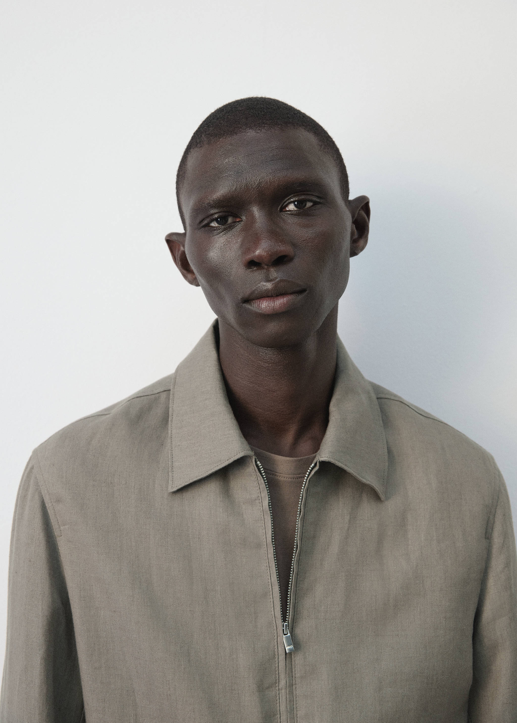 100% linen jacket with pockets - Details of the article 6