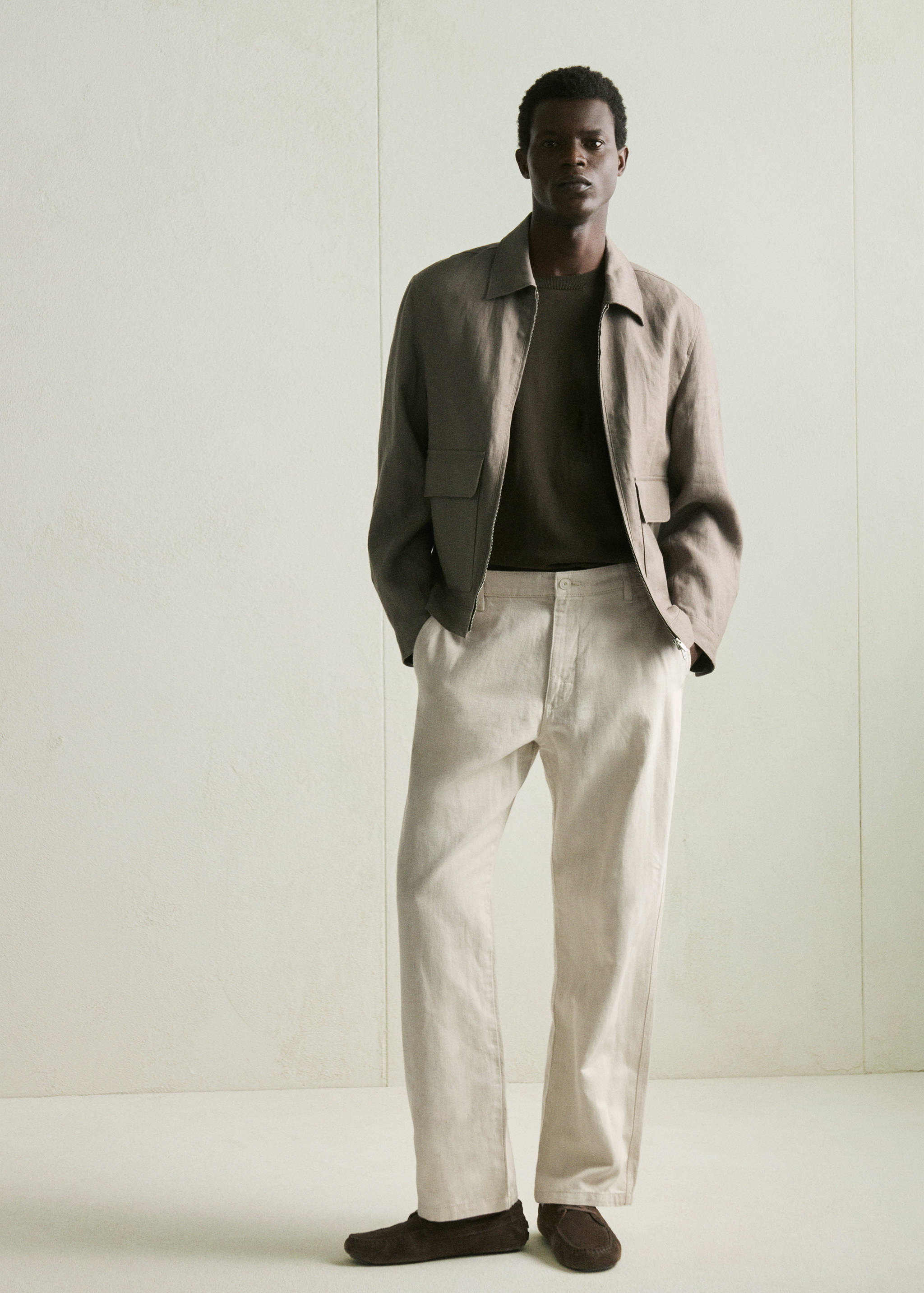 Veste 100 % lin poches - Détail de l'article 5