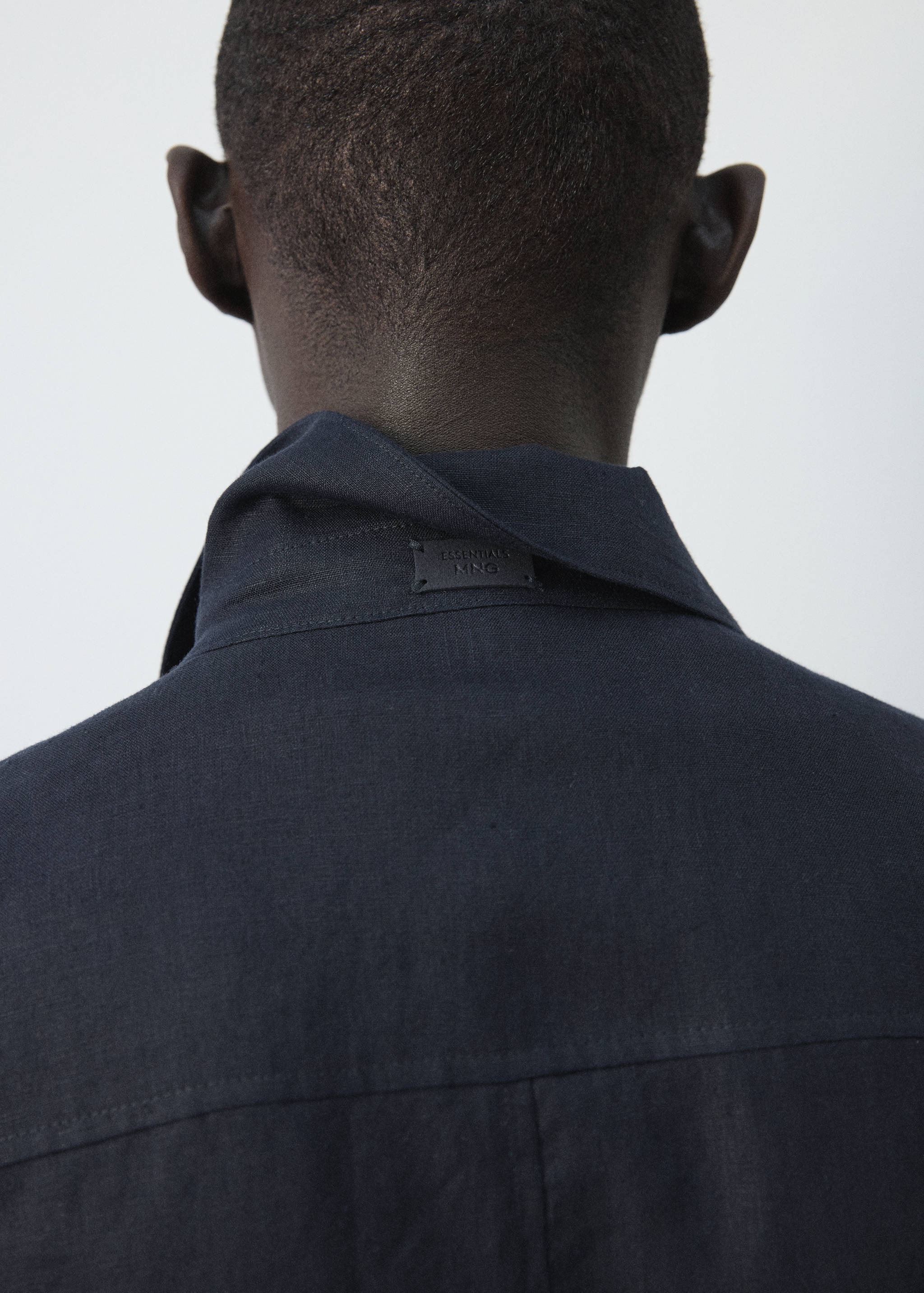 100% linen jacket with pockets - Details of the article 4