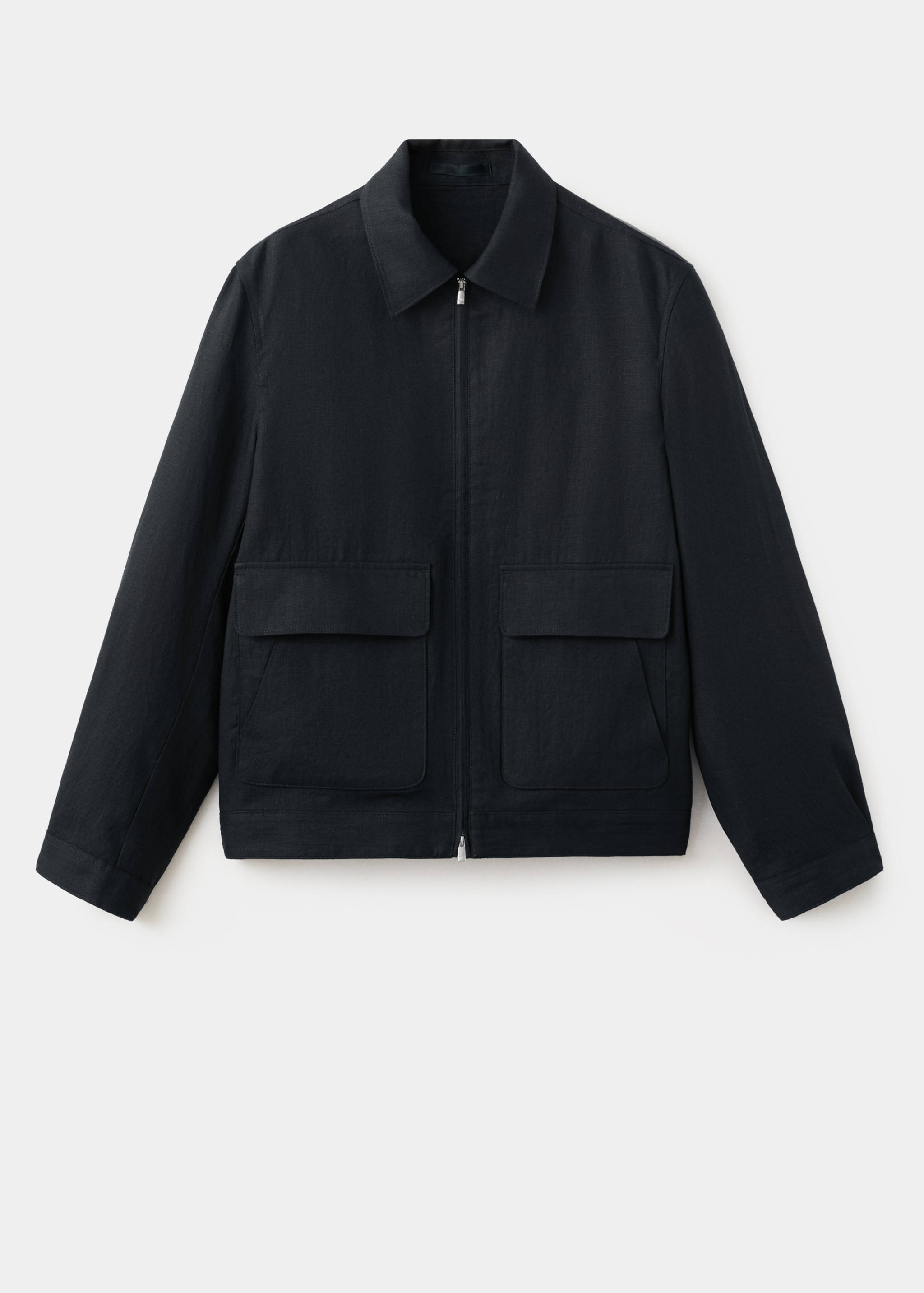 100% linen jacket with pockets - Article without model