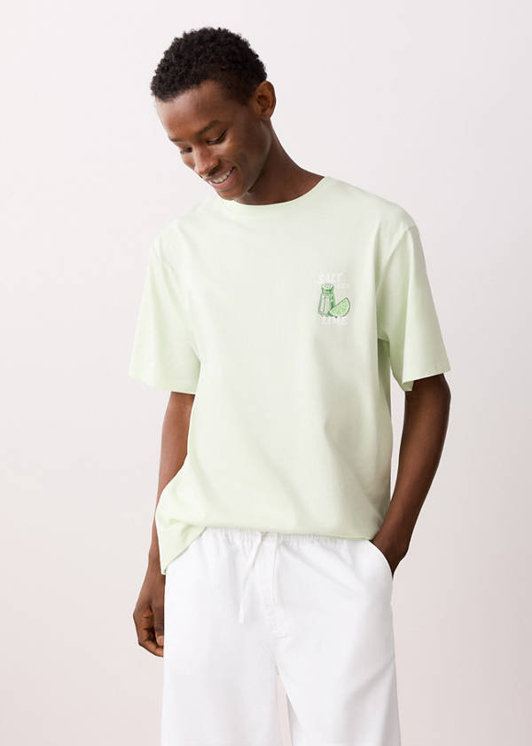 Linen cotton bermuda shorts — Off White