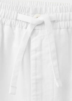 Linen cotton bermuda shorts — Off White 5