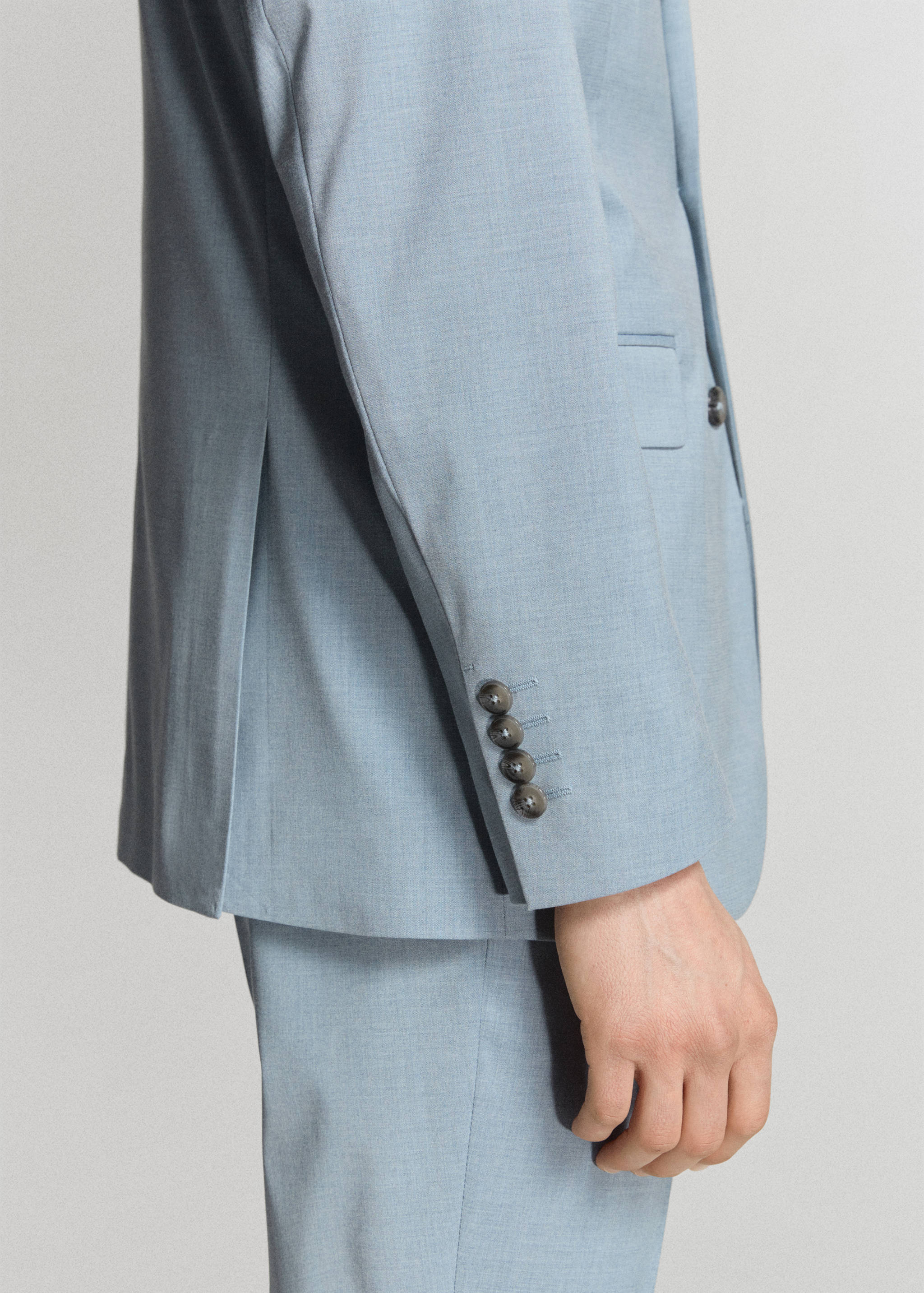 Super slim-fit suit jacket in stretch fabric - Details of the article 6