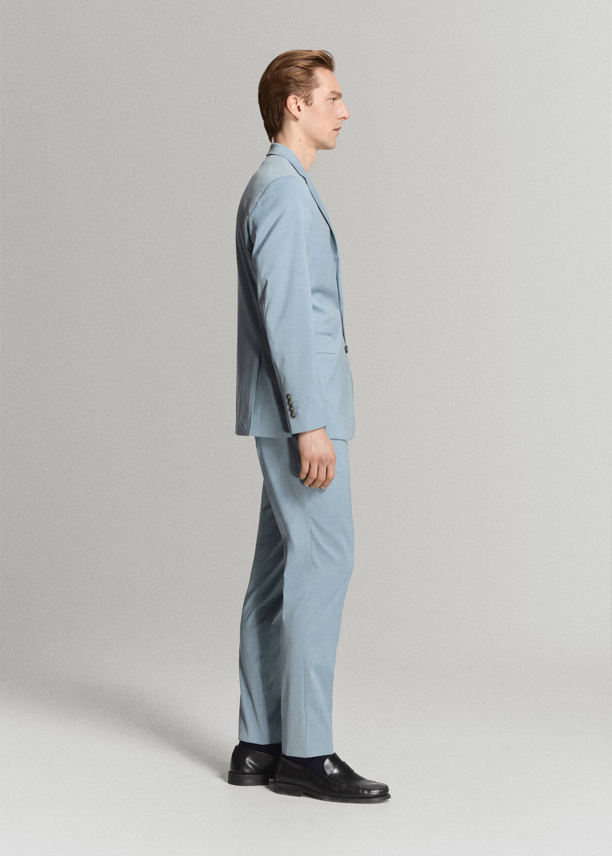Super slim-fit suit jacket in stretch fabric - Details of the article 2