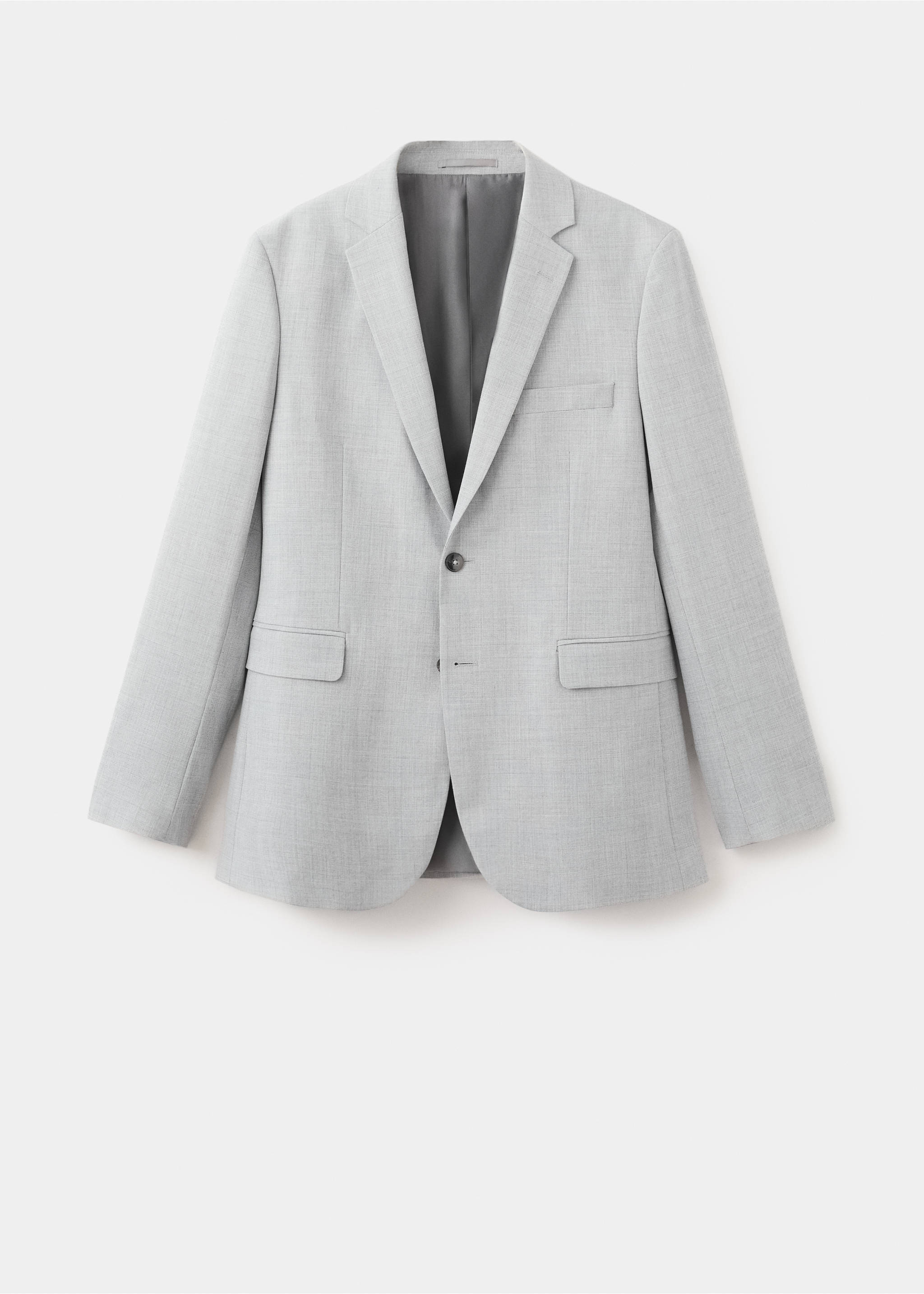 Veste costume París super slim-fit - Article sans modèle, Gris chiné clair. Ref: 27045934-00.