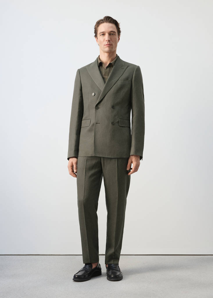 Amalfi slim fit double-breasted blazer