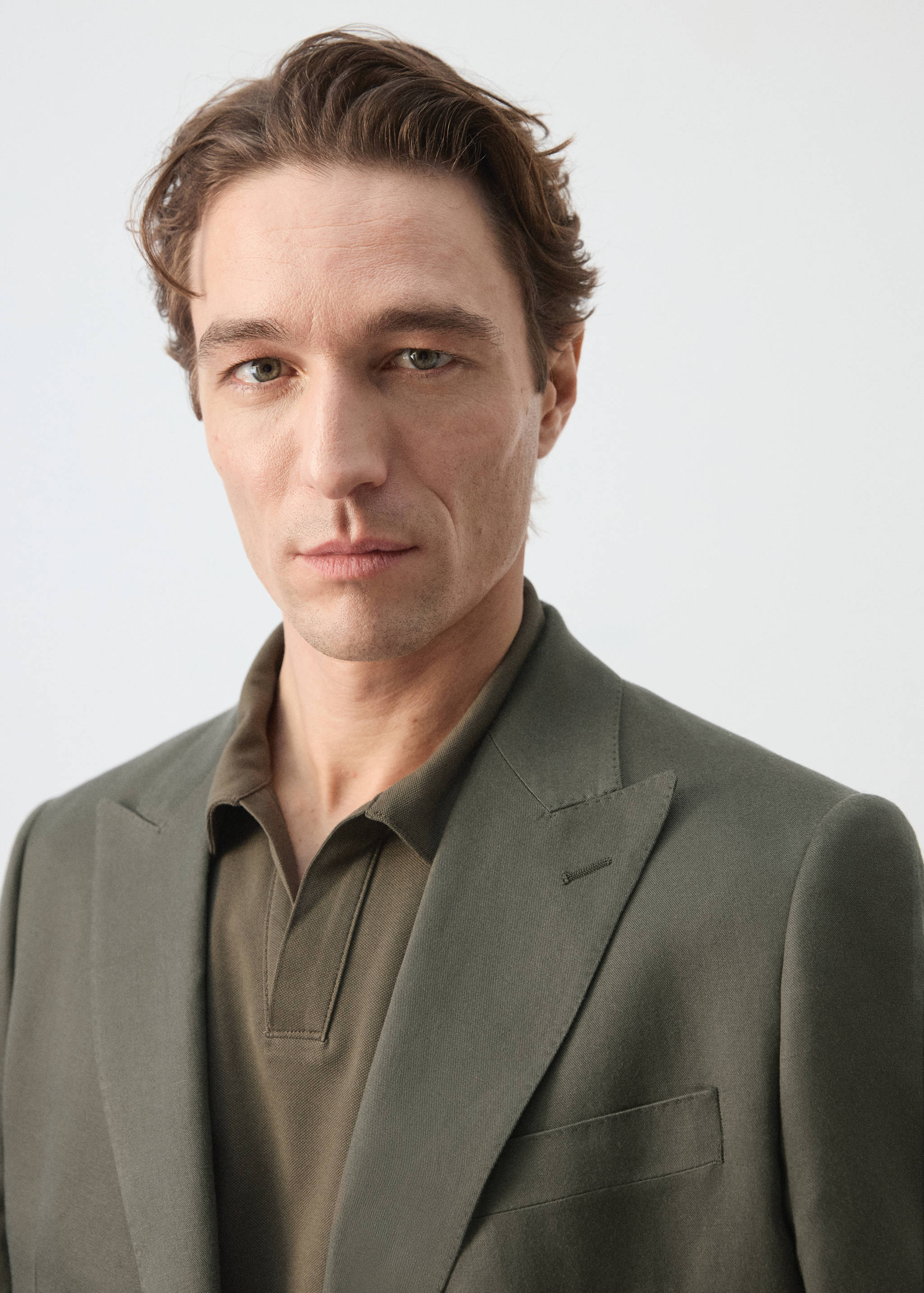 Двубортный костюмный пиджак Amalfi приталенного кроя - Деталь изделия 6