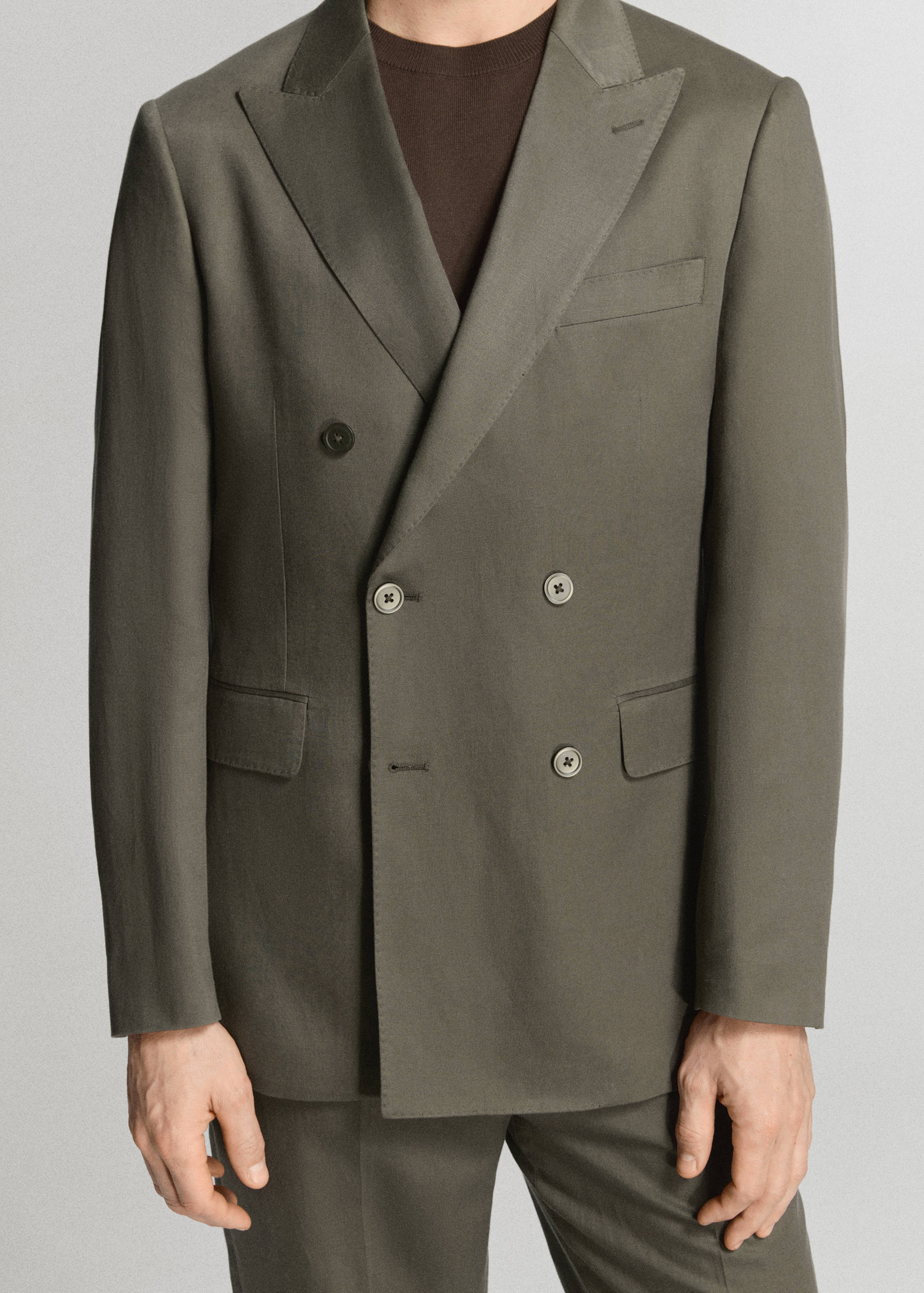 Slim-Fit-Zweireiher Amalfi - Detail des Artikels 3