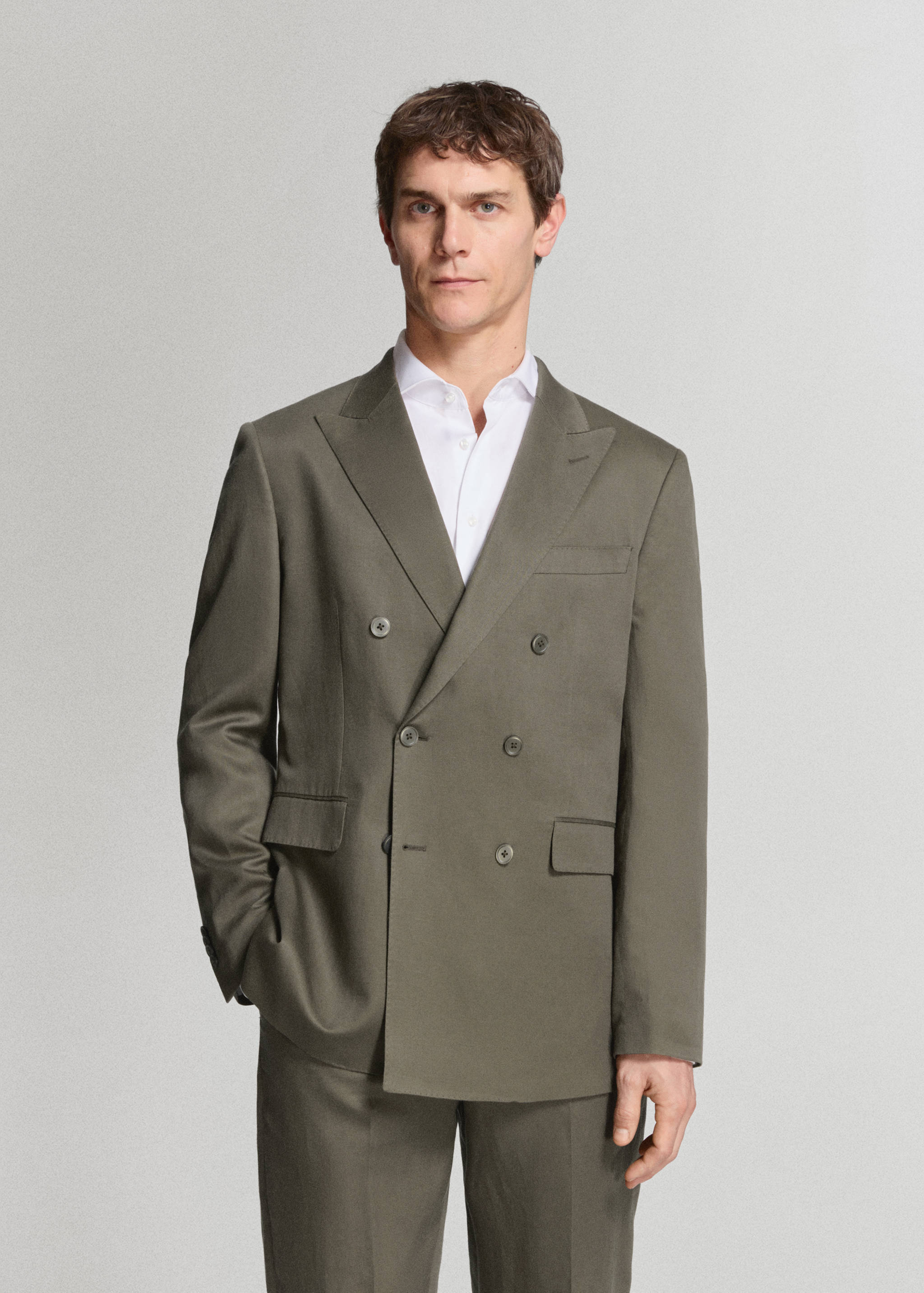 Slim-Fit-Zweireiher Amalfi - Mittlere Ansicht