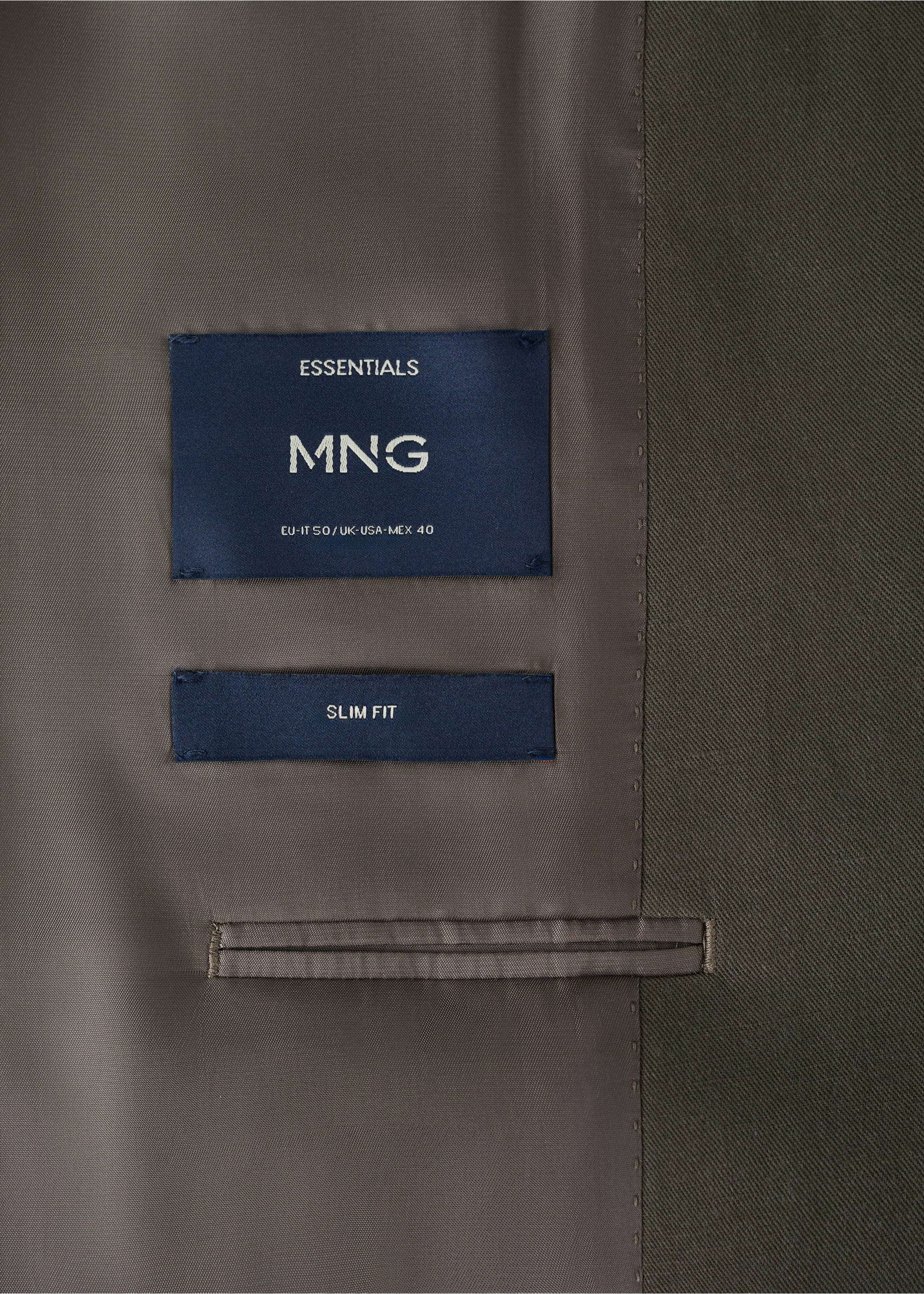 Amalfi slim fit suit jacket - Details of the article 0, Khaki. Ref: 27045936-00.